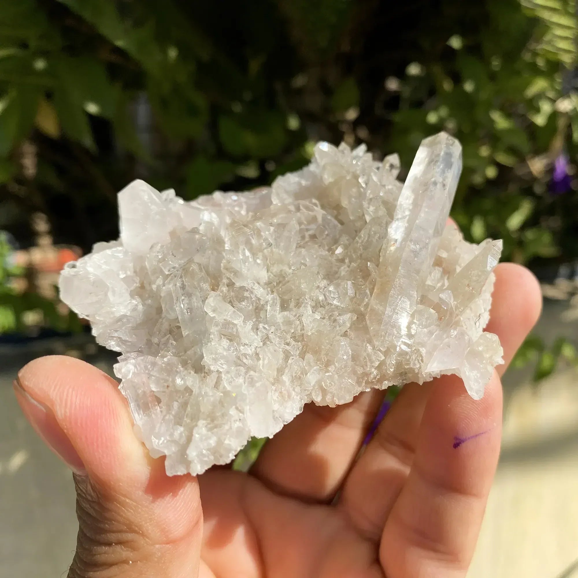 Natural Himalayan White + Pink Quartz Cluster 130g Himalayan Quartz