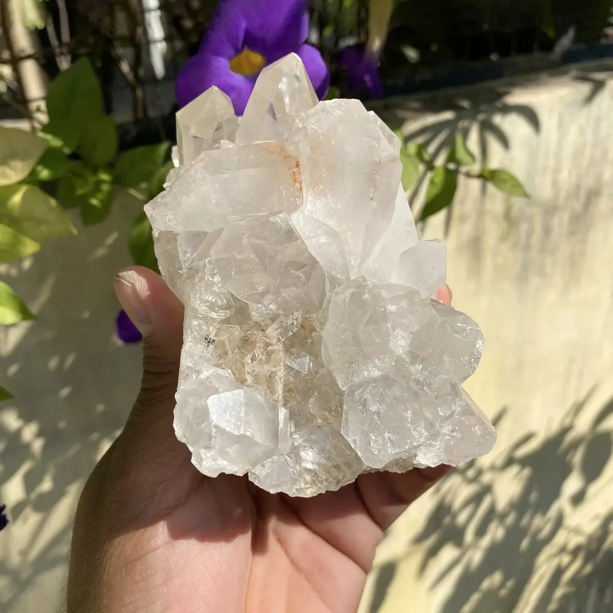 Natural Himalayan Pink Quartz Cluster 650g Himalayan Quartz