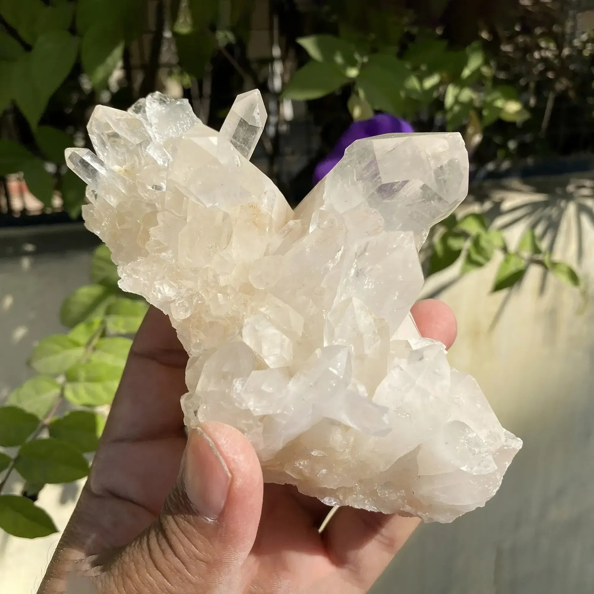 Natural Himalayan White Quartz Cluster 410g Himalayan Quartz