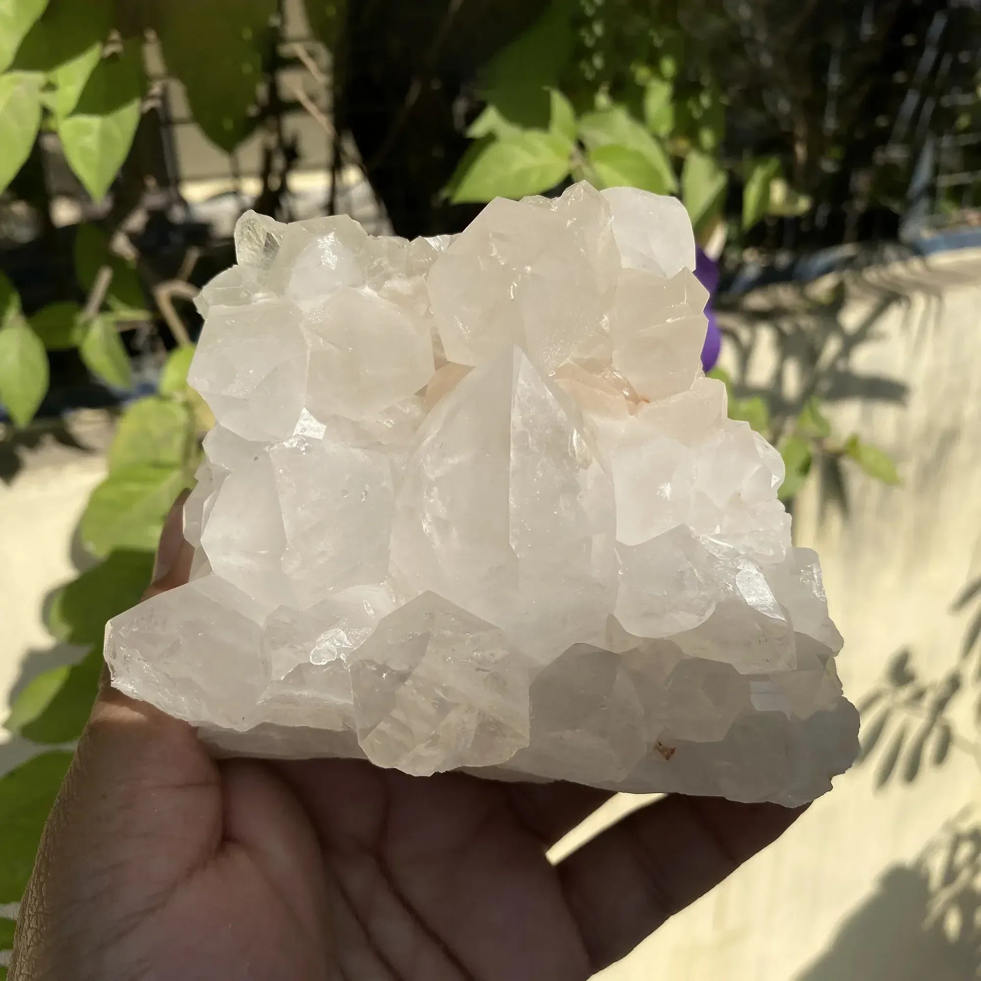 Natural Himalayan White Quartz Cluster 600g Himalayan Quartz