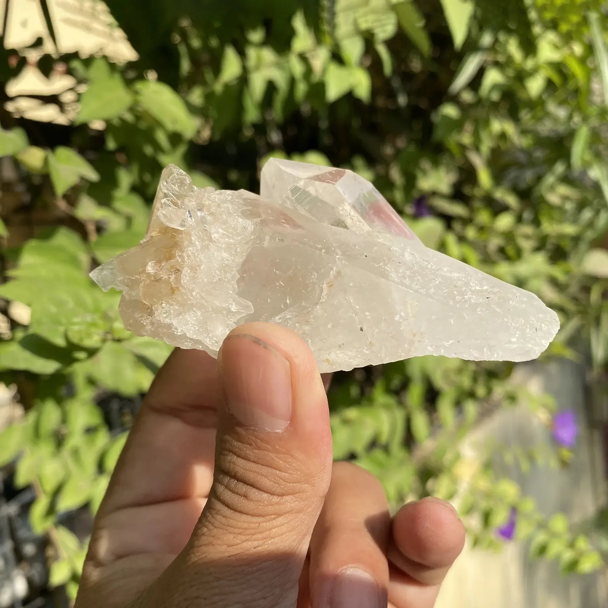 Natural Himalayan White & Yellow Quartz Cluster 150g Himalayan Quartz