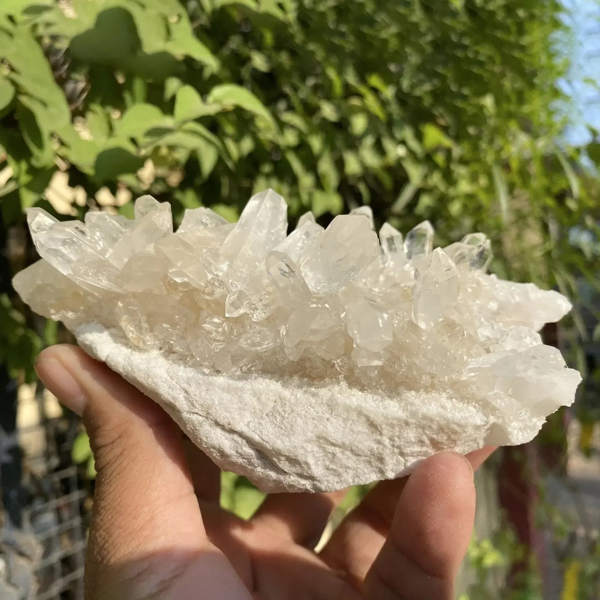 Natural Himalayan White Quartz Cluster Himalayan Quartz