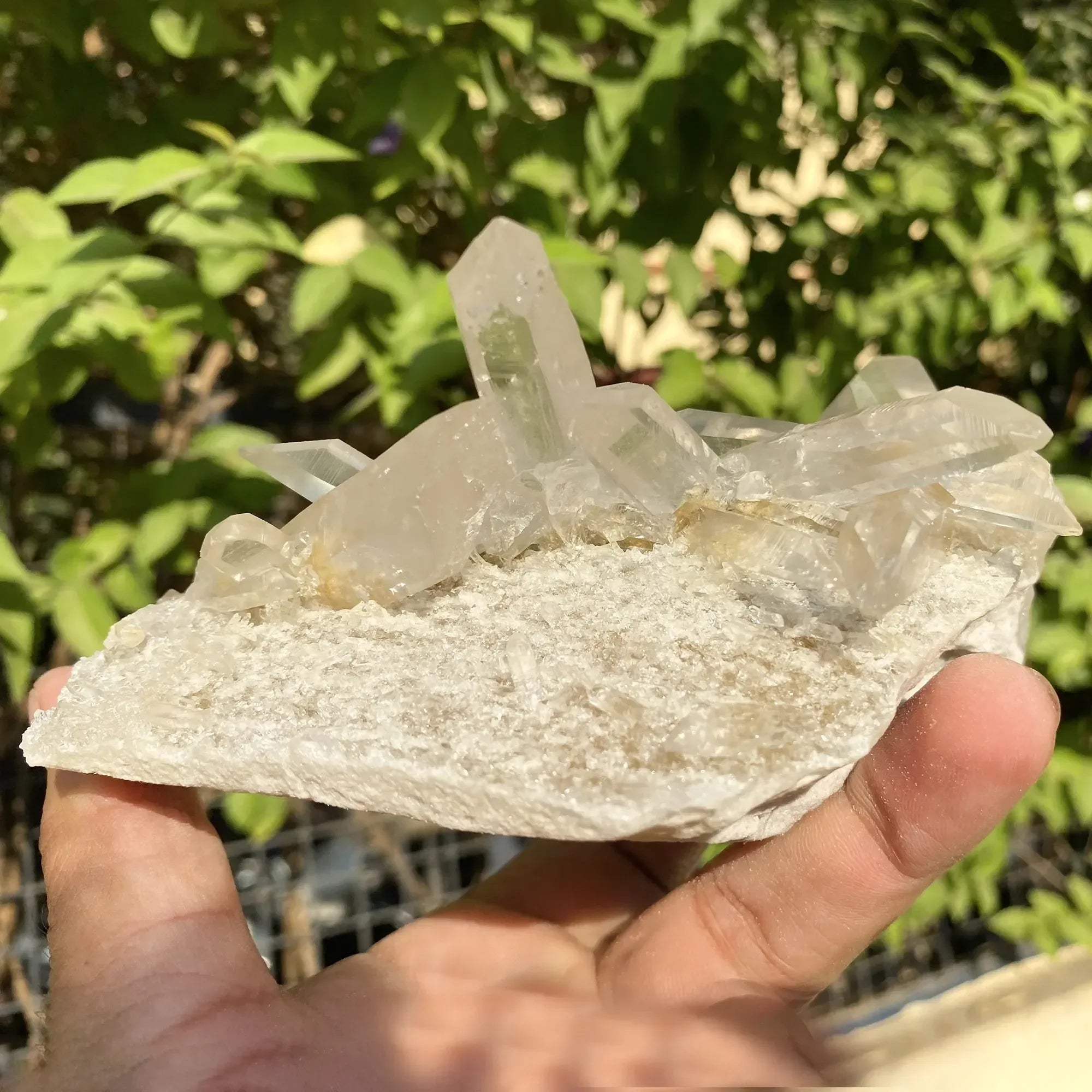 Natural Himalayan White & Yellow Quartz Cluster 565g Himalayan Quartz