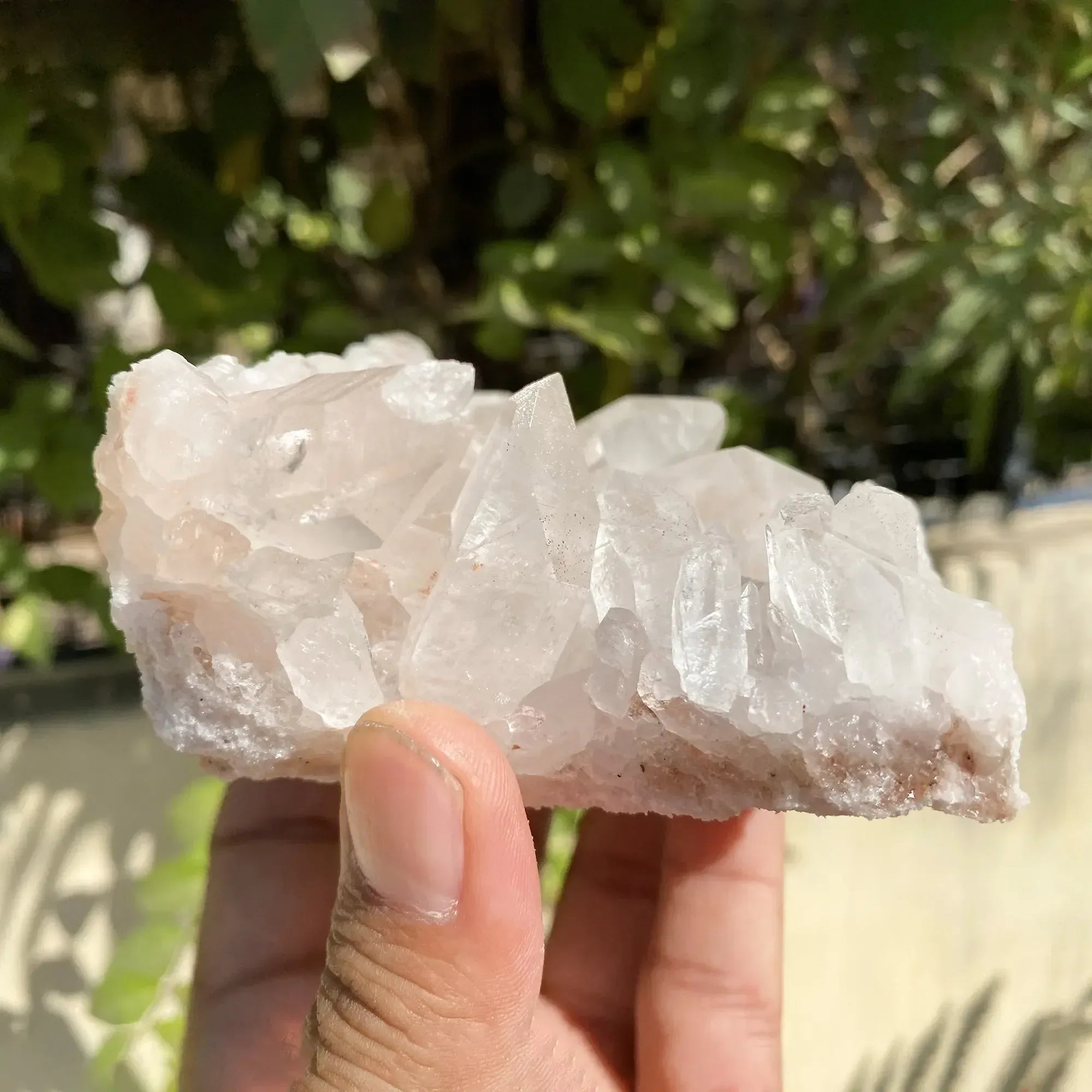 Natural Himalayan Pink Quartz Cluster 445g Himalayan Quartz