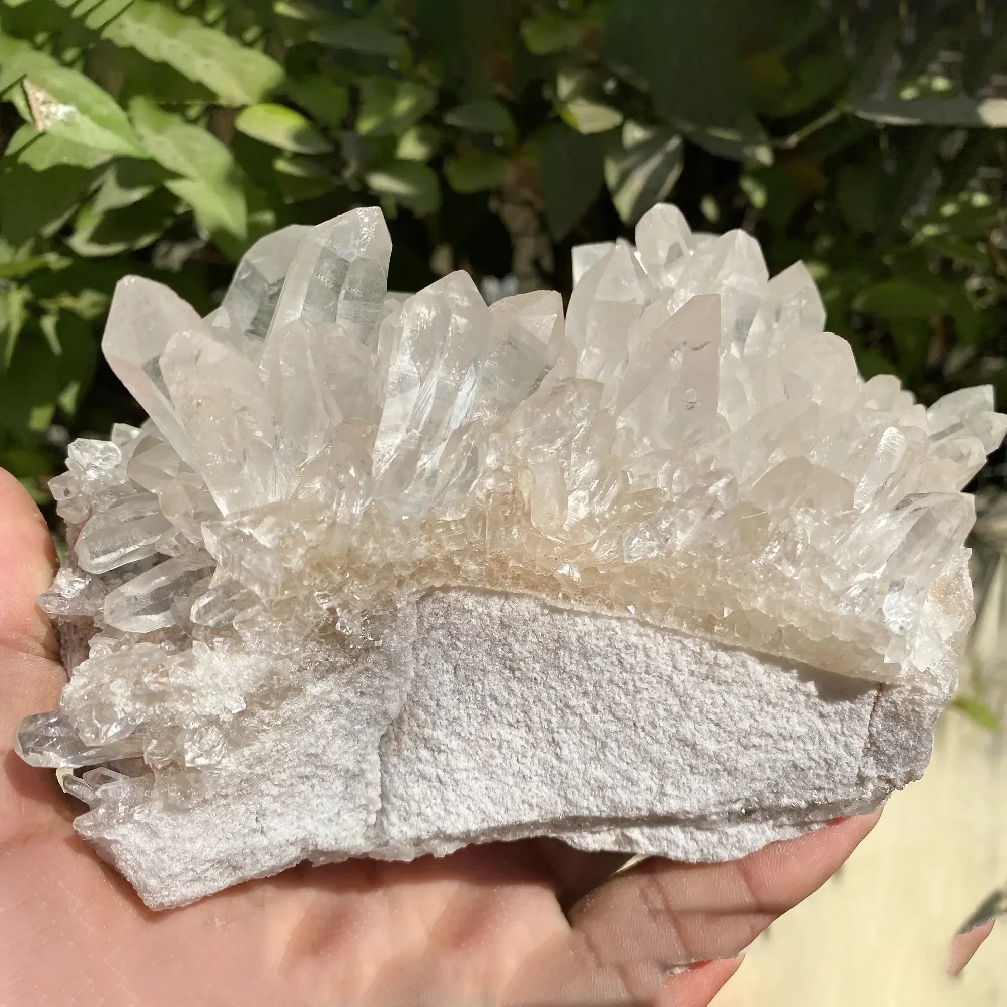 Natural Himalayan White Quartz Cluster 1695g Himalayan Quartz