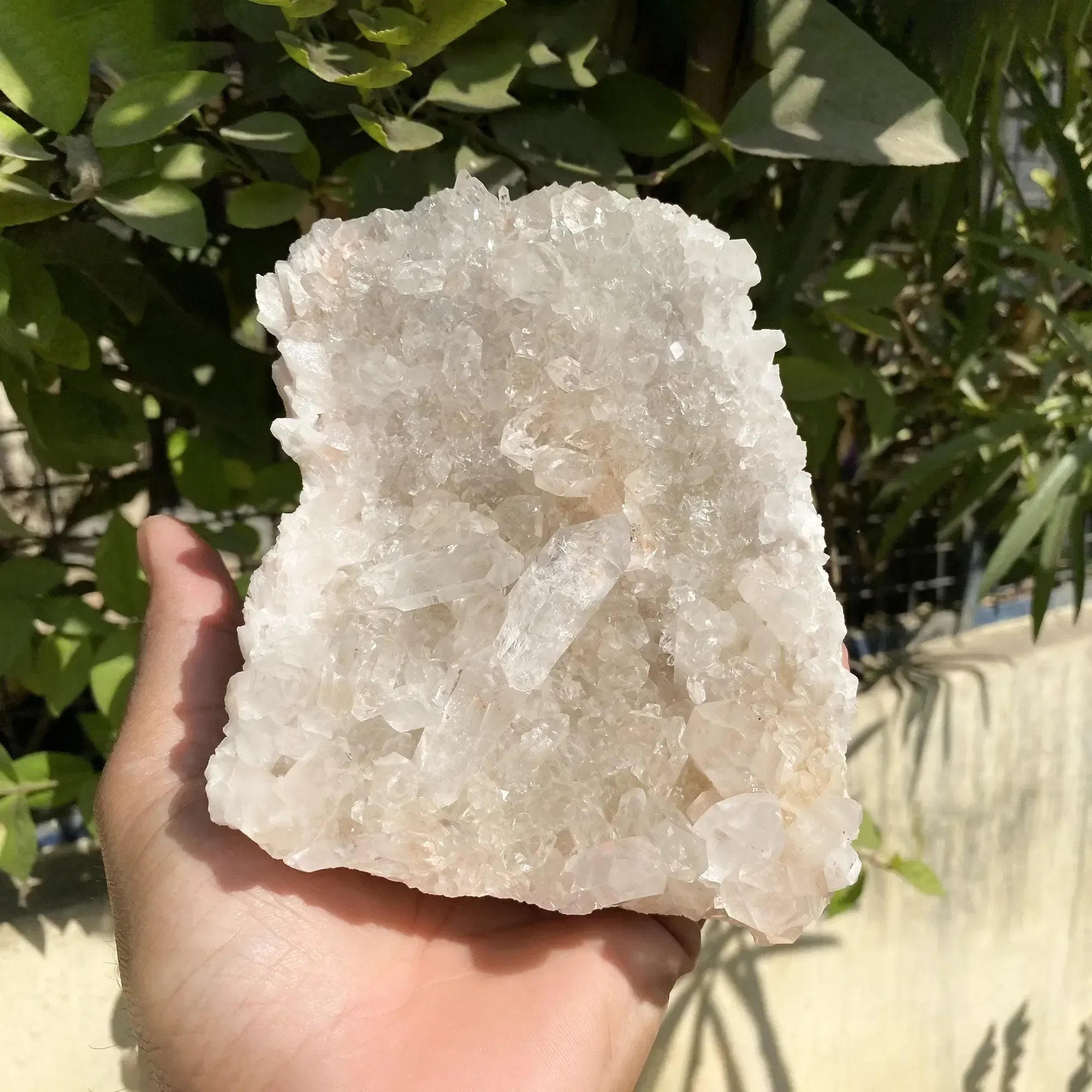 Natural Himalayan White Quartz Cluster 1080g Himalayan Quartz