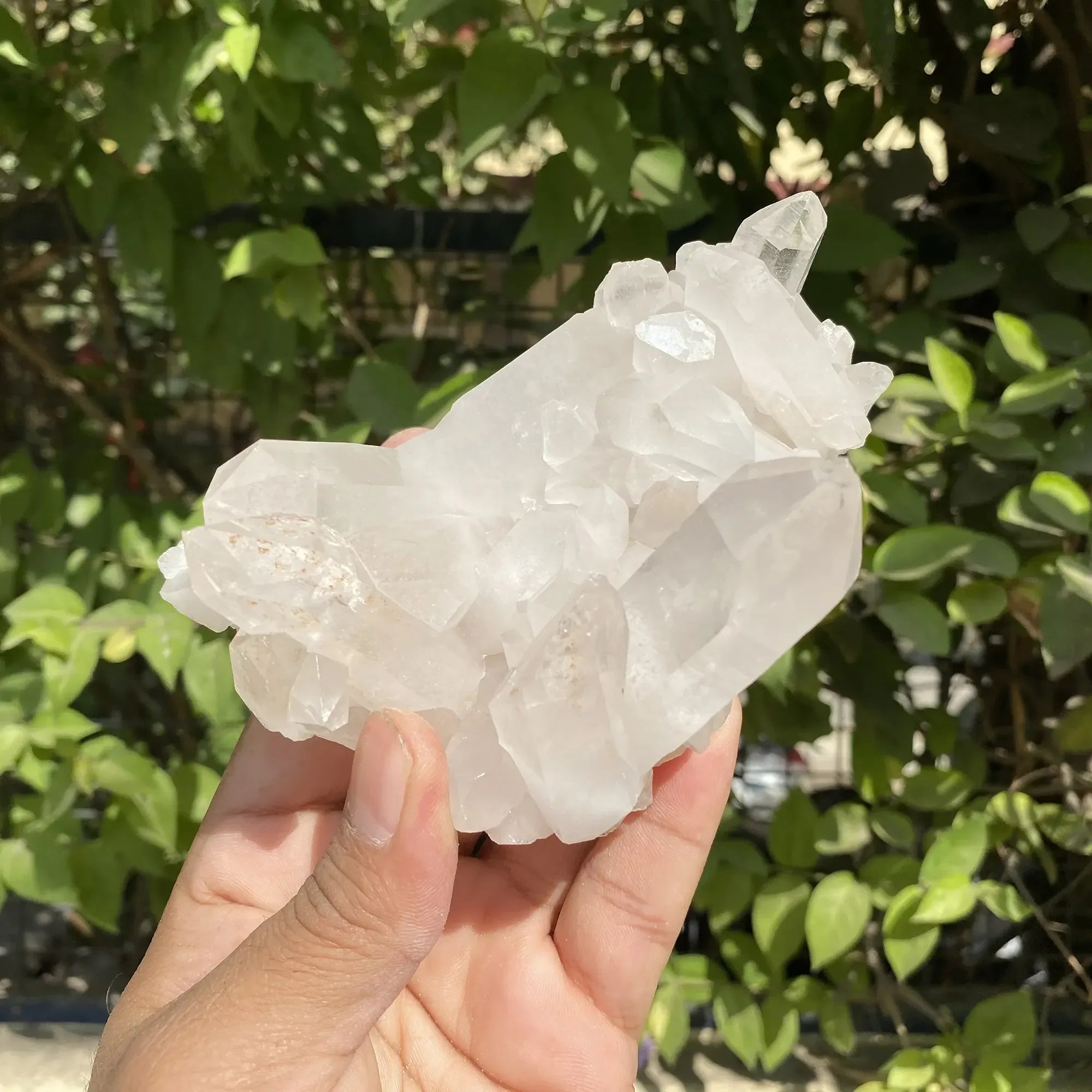 Natural Himalayan White Quartz Cluster 410g Himalayan Quartz