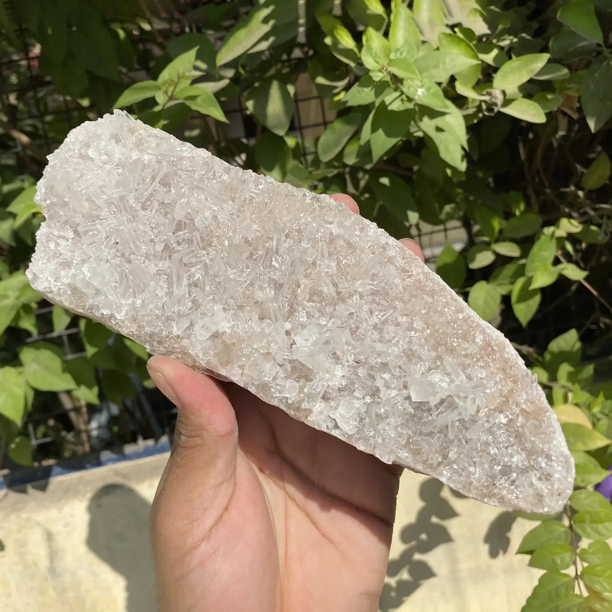 Natural Himalayan White Quartz Cluster 735g Himalayan Quartz
