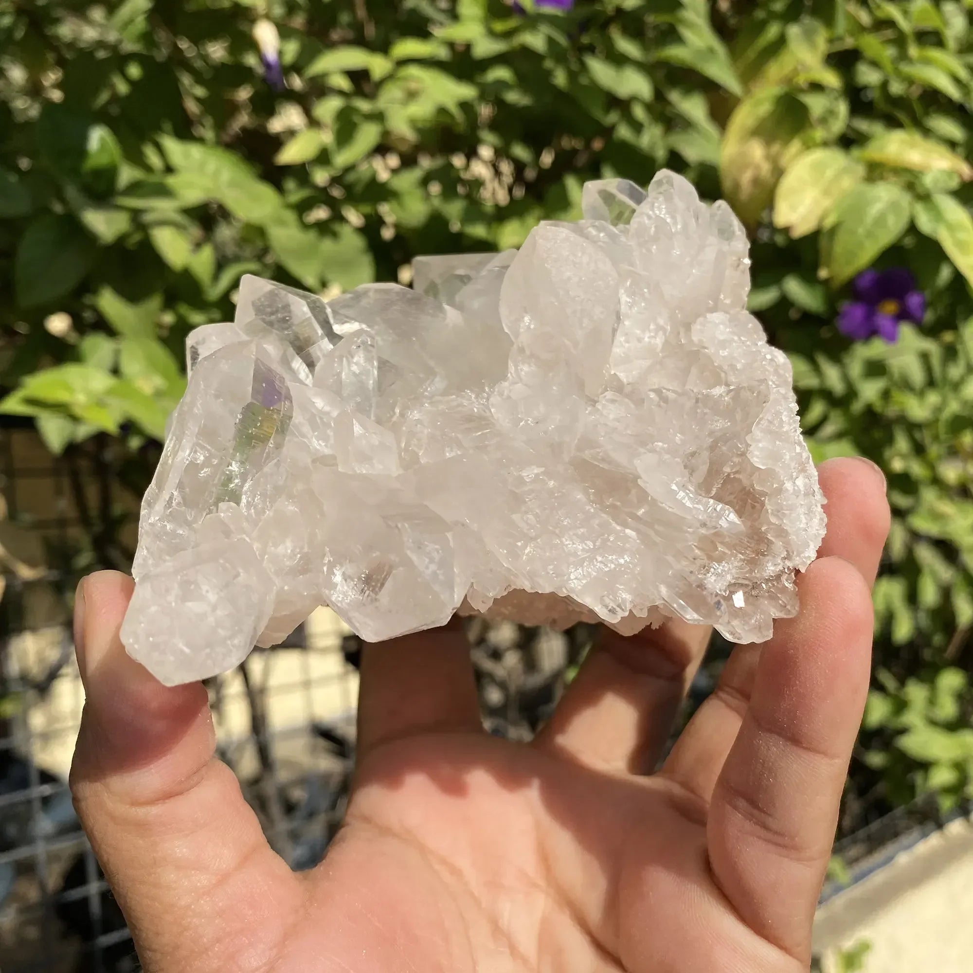 Natural Himalayan White Quartz Cluster 690g Himalayan Quartz
