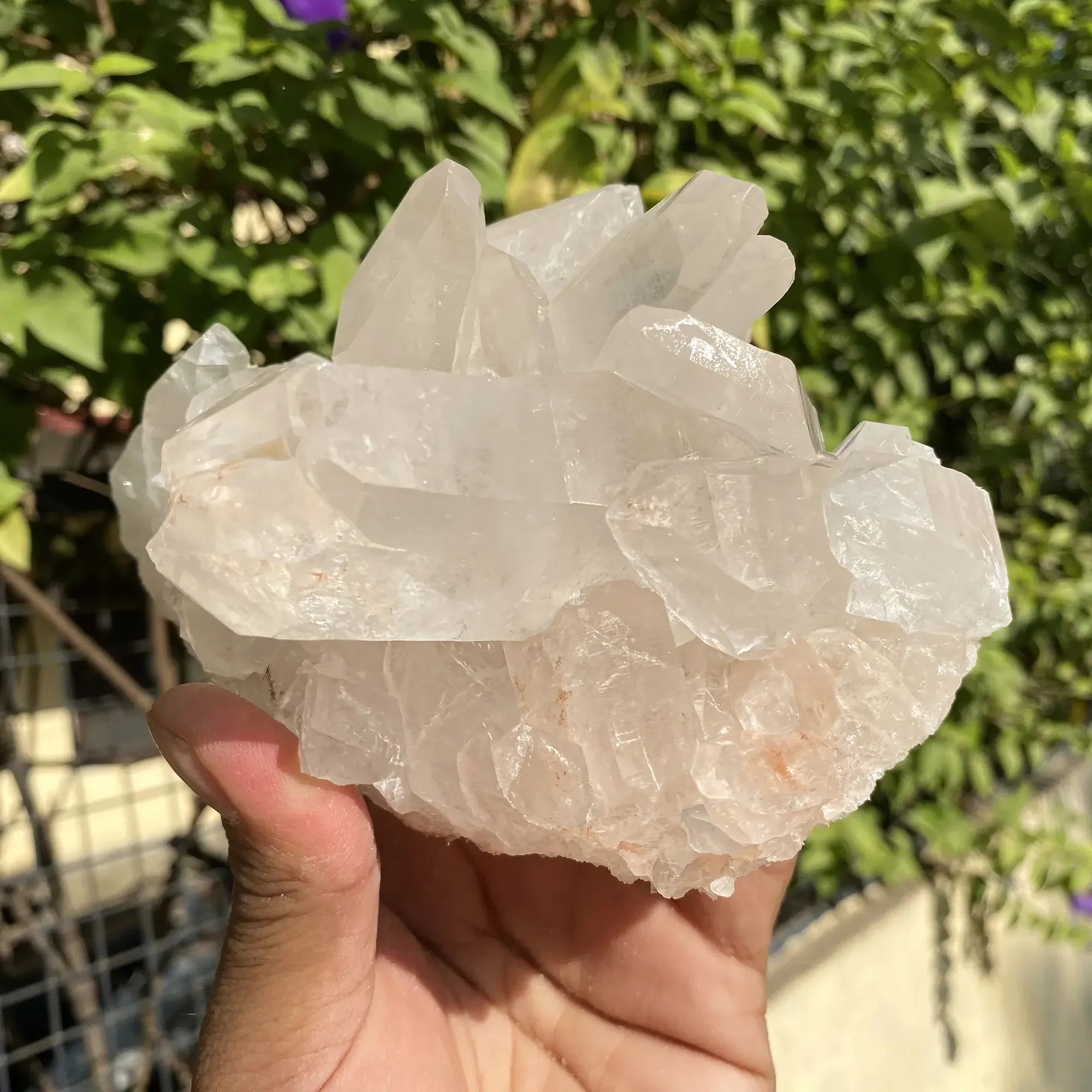 Natural Himalayan White Quartz Cluster 1020g Himalayan Quartz