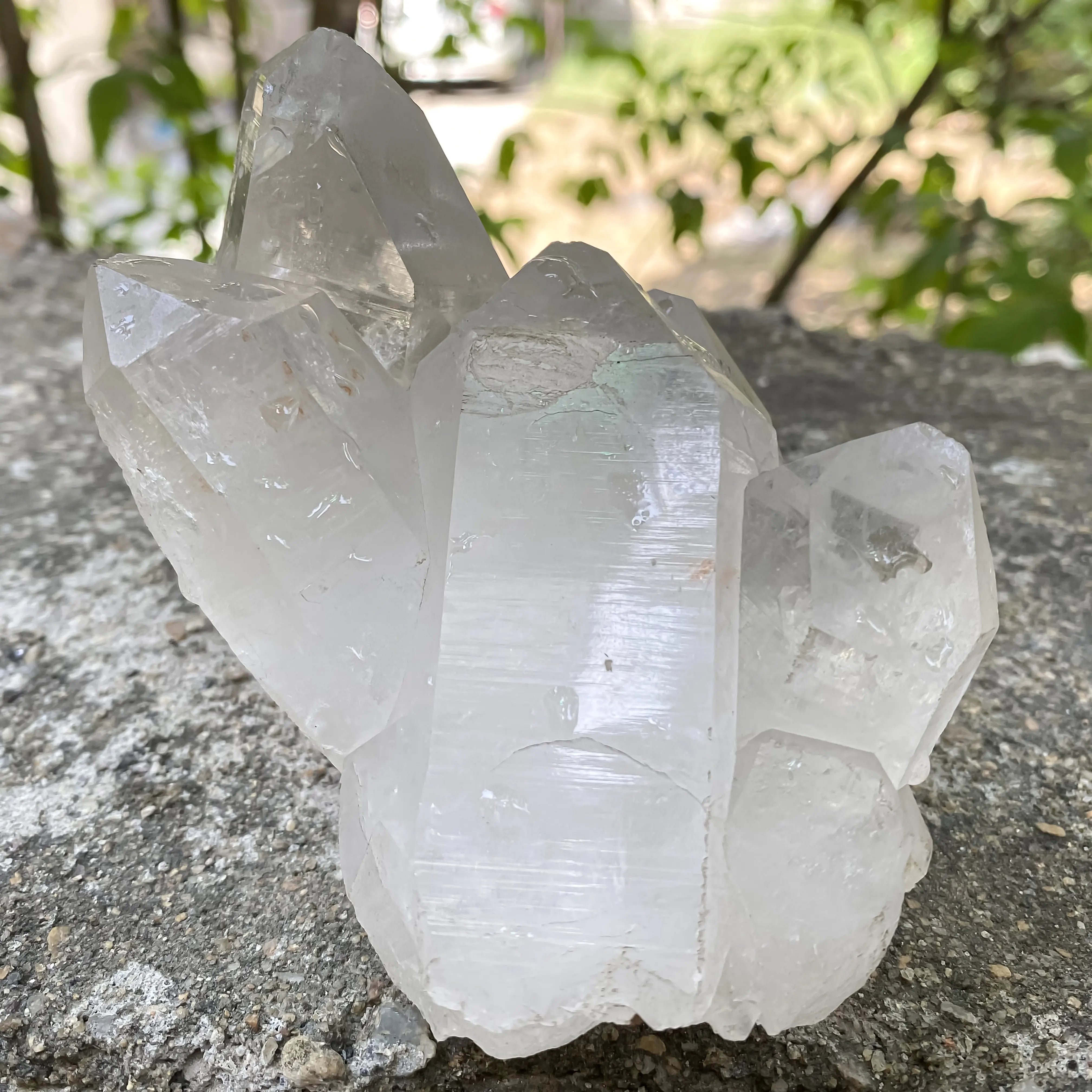 Natural Himalayan White Quartz Cluster 545g Master Healer Reiki Energy Stone