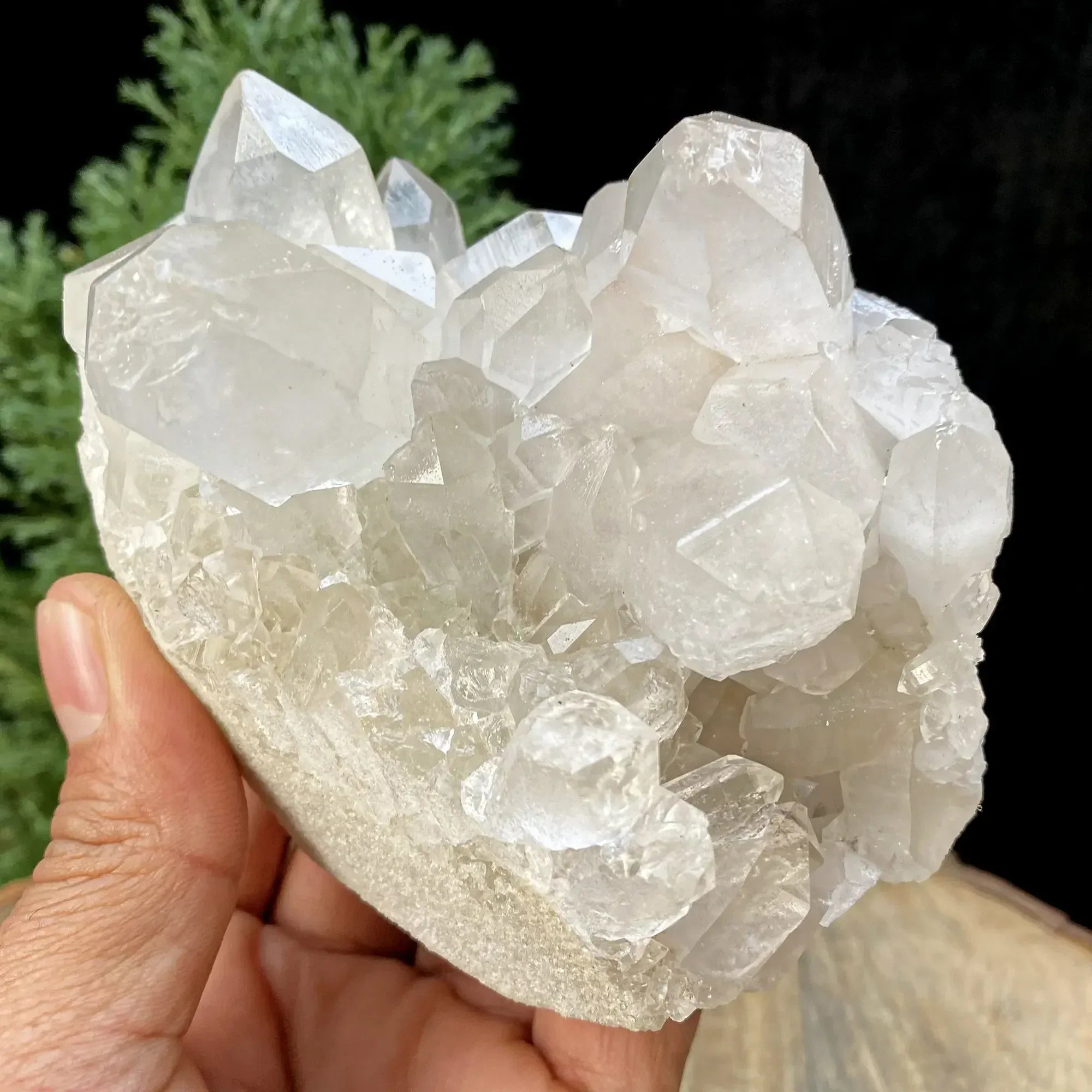 Natural Himalayan White Quartz Cluster 580g Himalayan Quartz