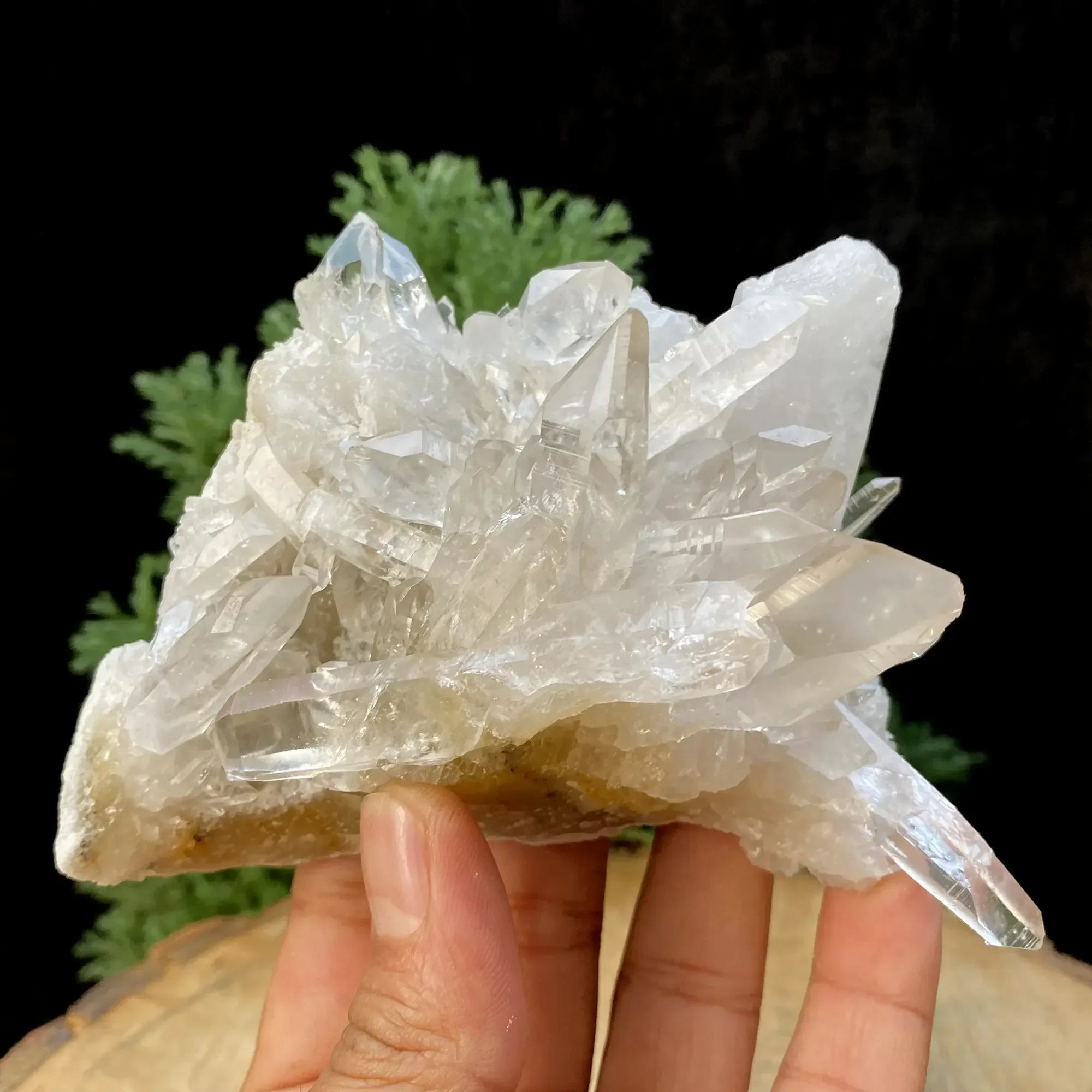 Natural Himalayan White Quartz Cluster 405g Himalayan Quartz