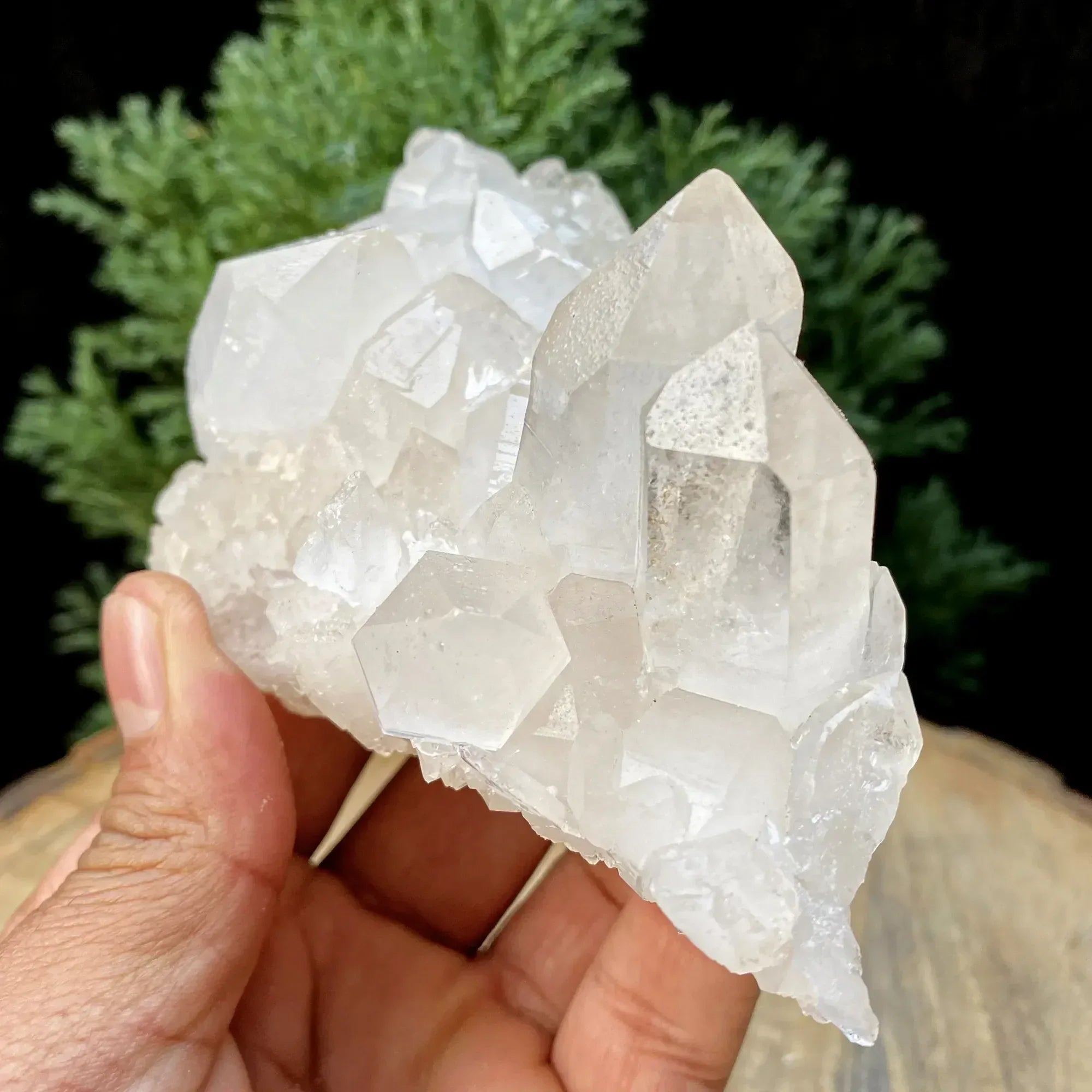 Natural Himalayan White Quartz Cluster 380g Himalayan Quartz