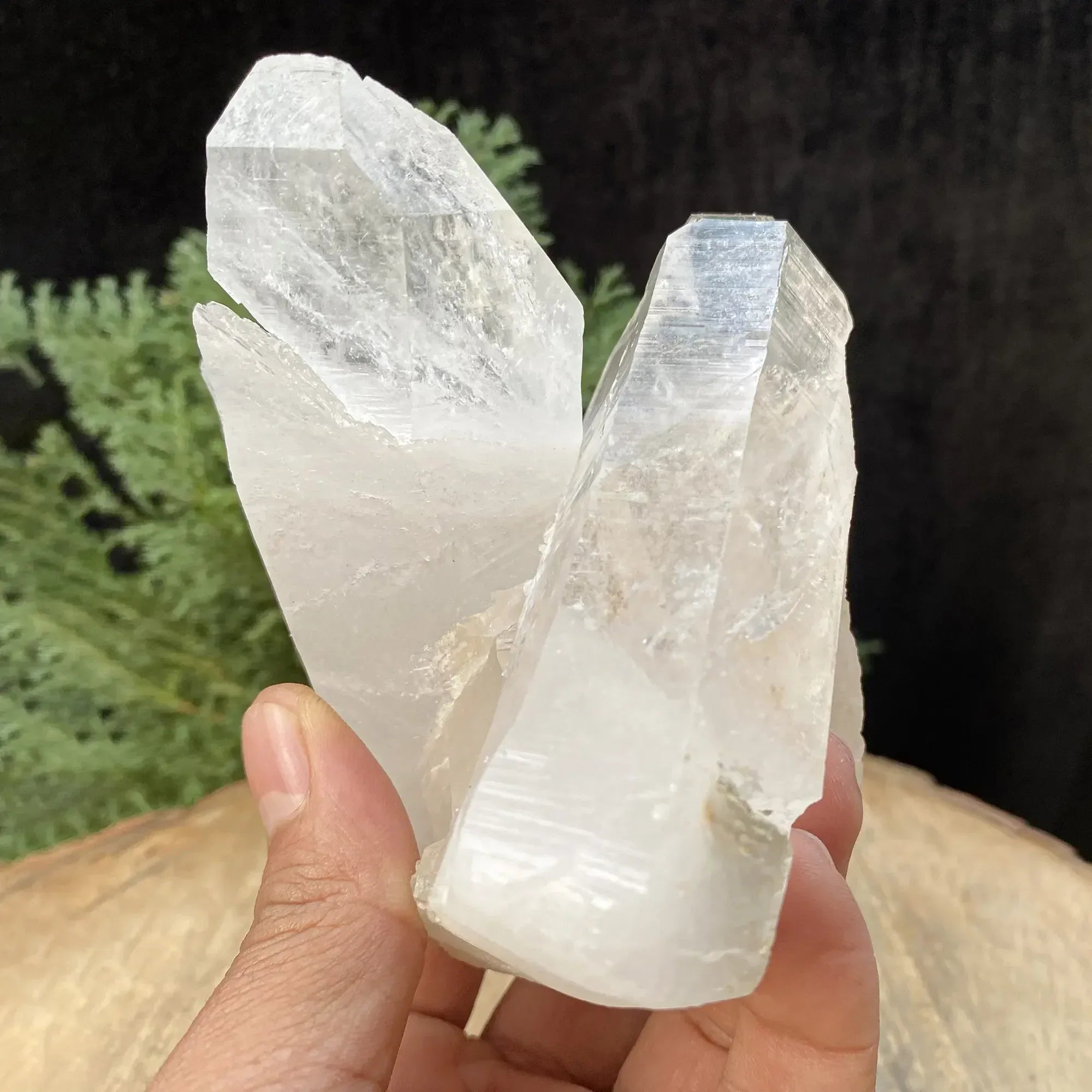 Natural Himalayan White Quartz Cluster 620g Himalayan Quartz