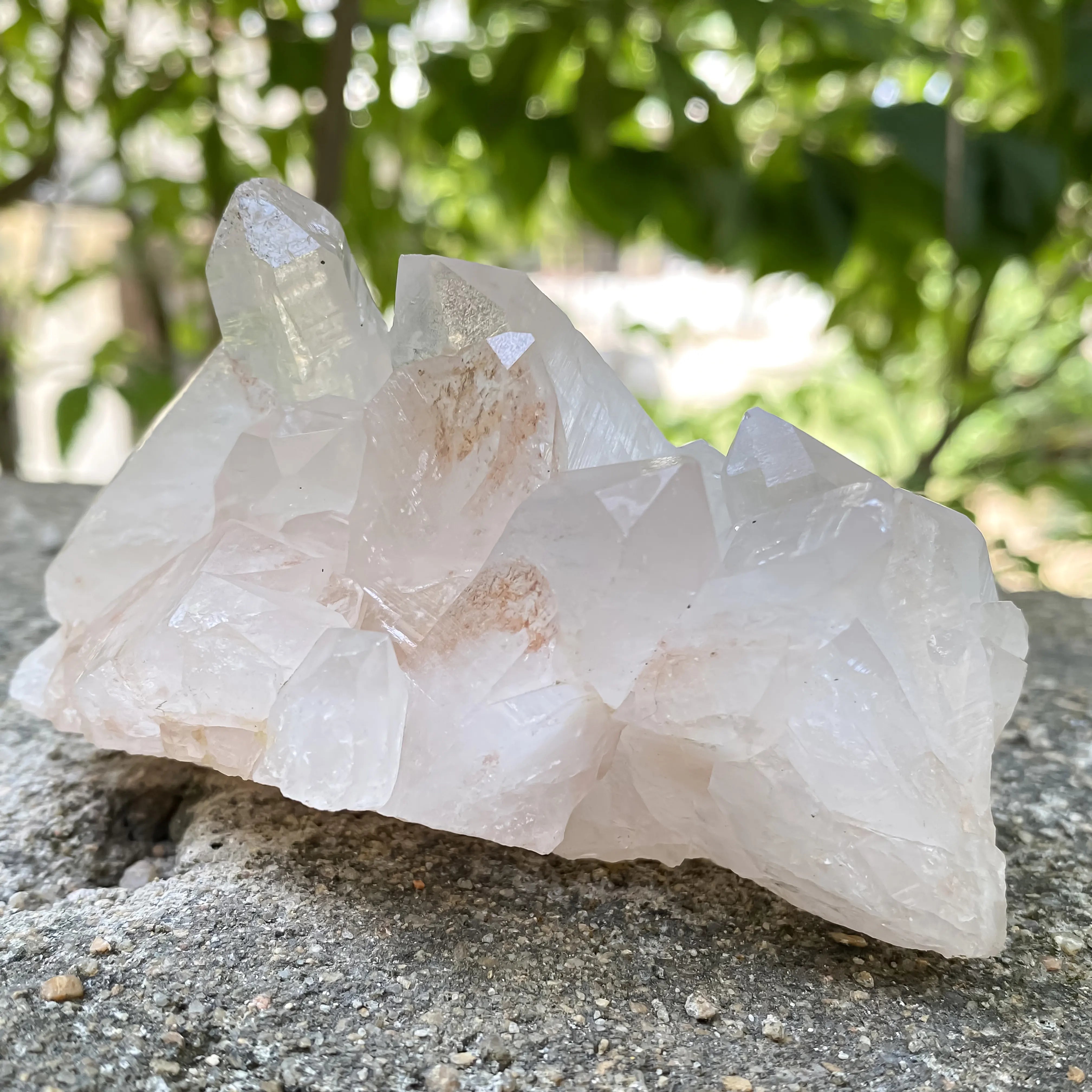 Natural Himalayan White Quartz Cluster 345g Master Healer