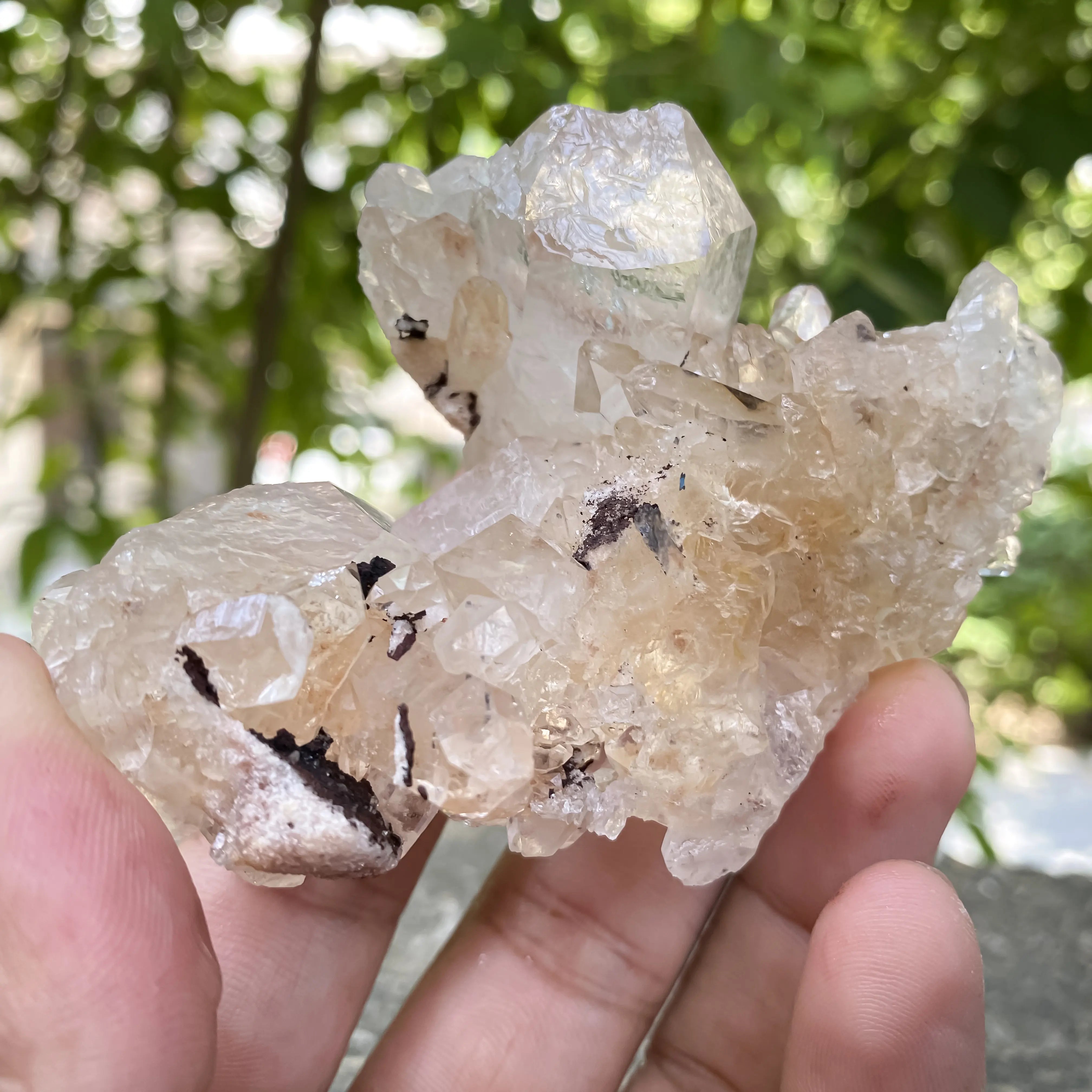 Natural Himalayan Pink Quartz Cluster 125g Heart Healing Crystal