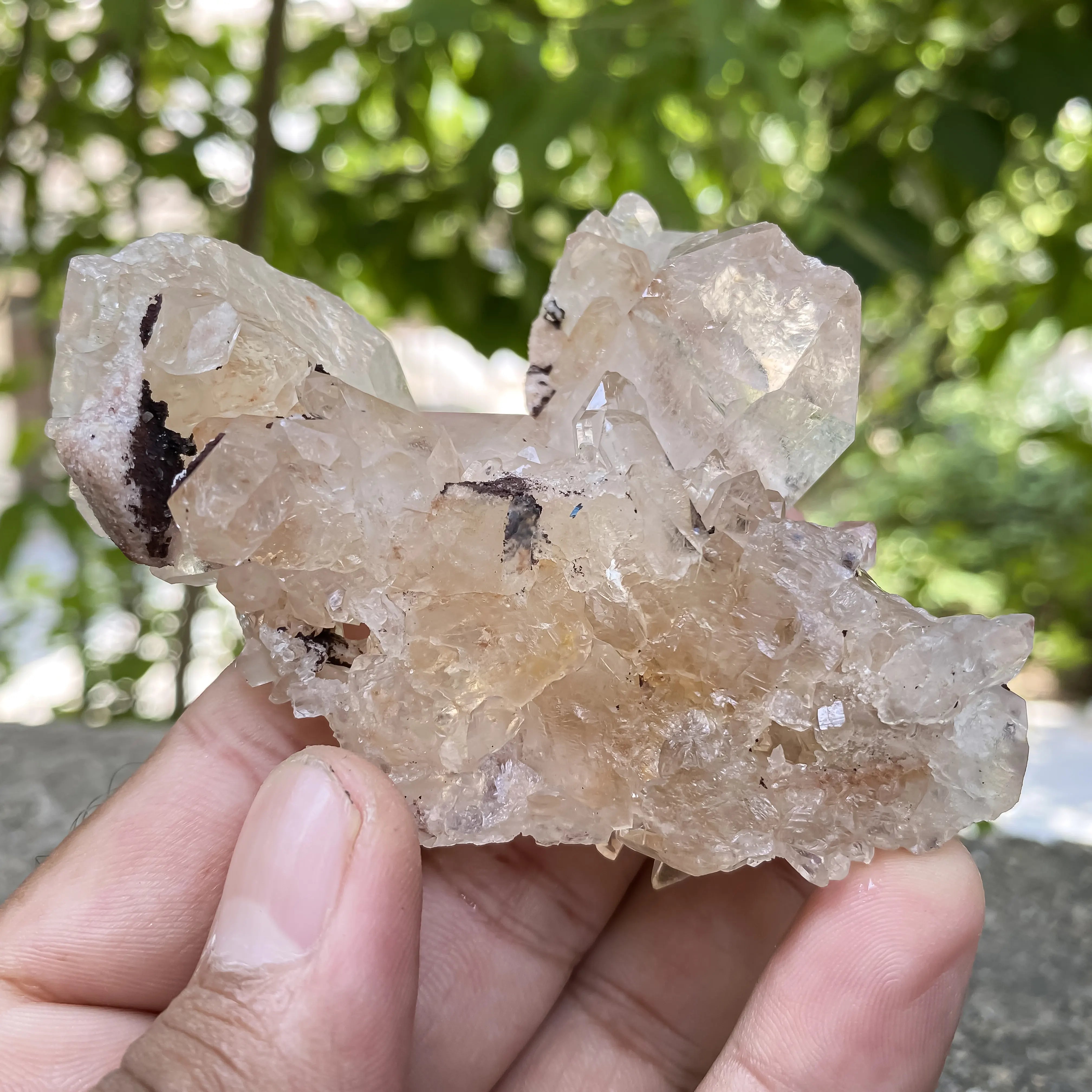 Natural Himalayan Pink Quartz Cluster 125g Heart Healing Crystal