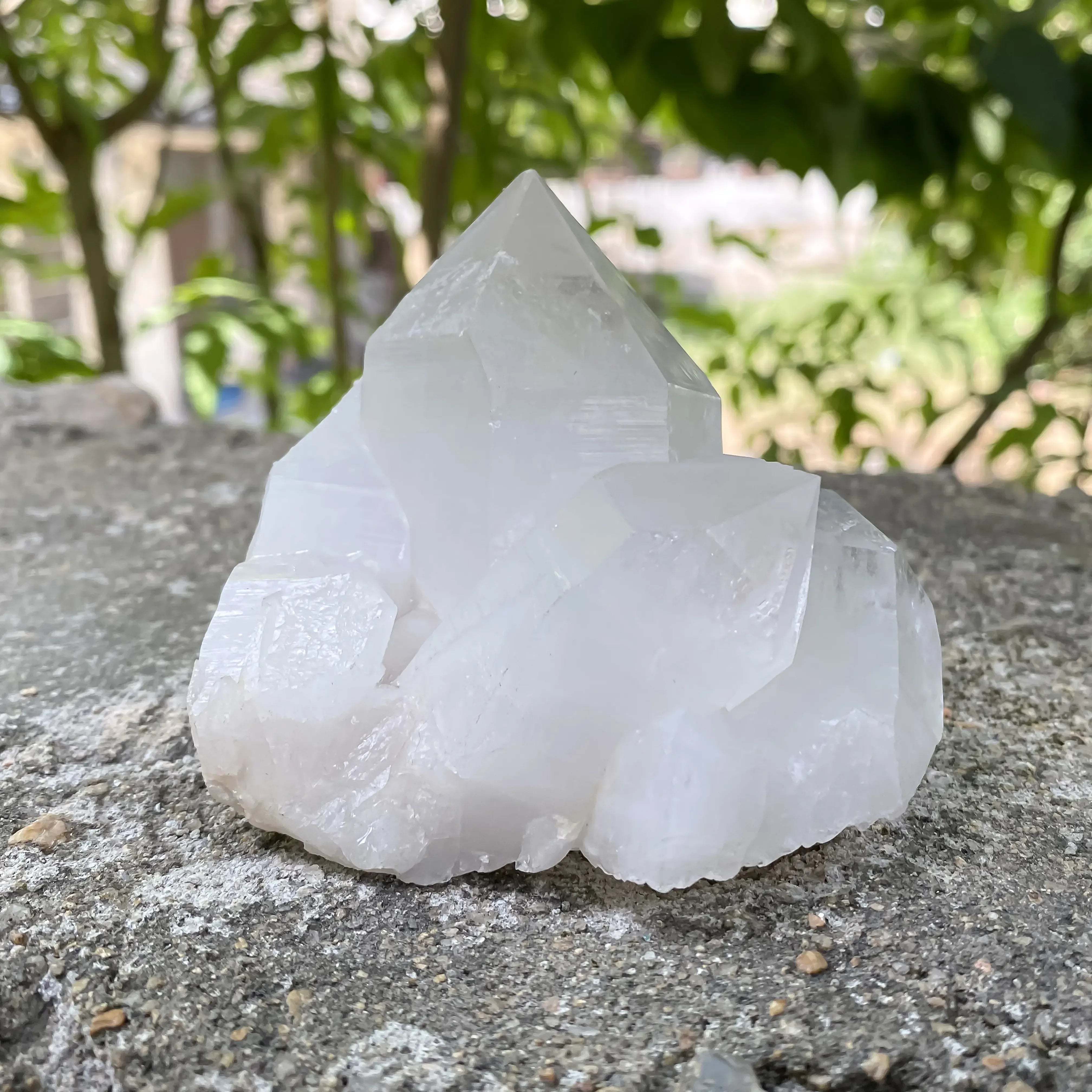 Natural Himalayan White Quartz Cluster 355g Master Healer Himalayan Quartz