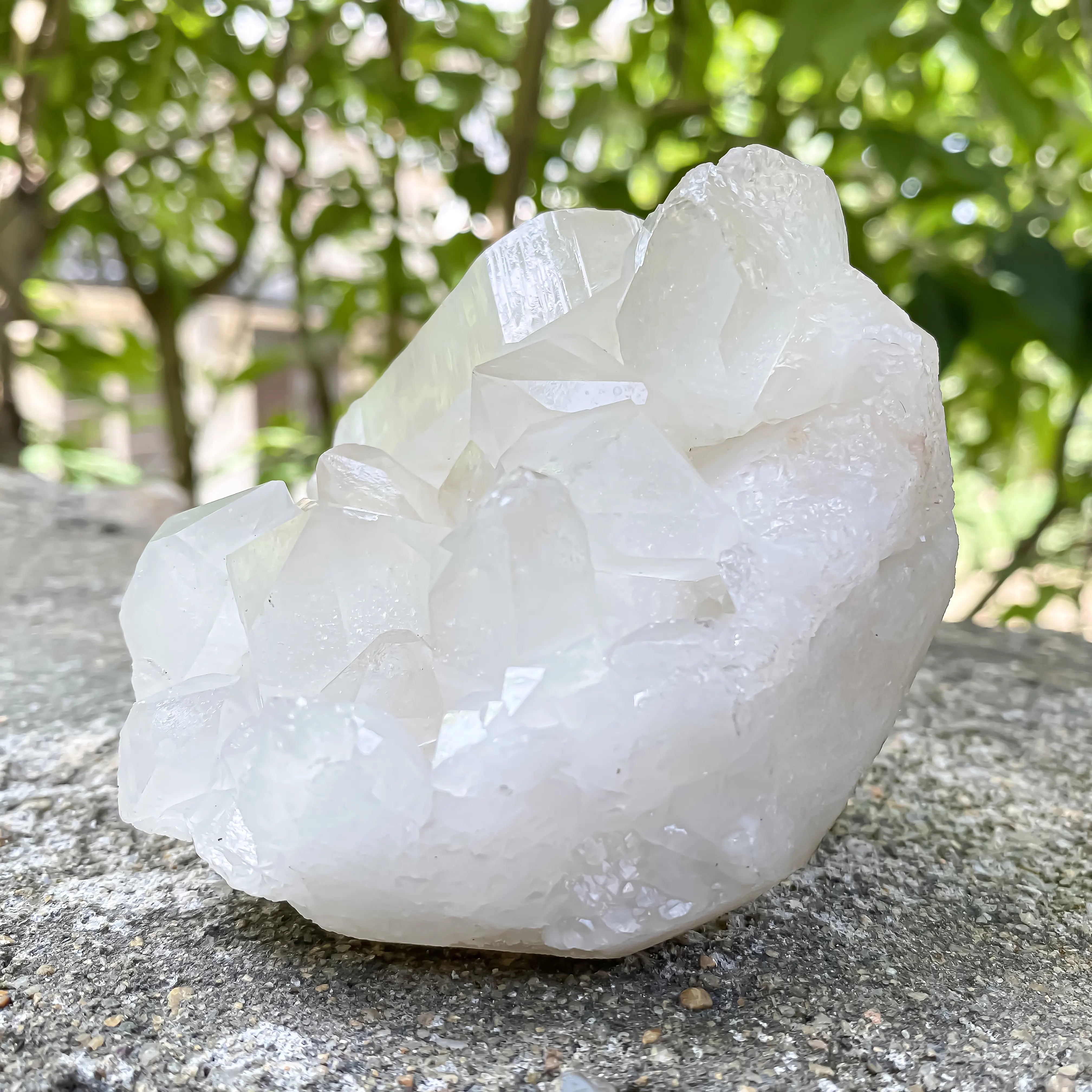 Natural Himalayan White Quartz Cluster 450g Master Healer Crystal