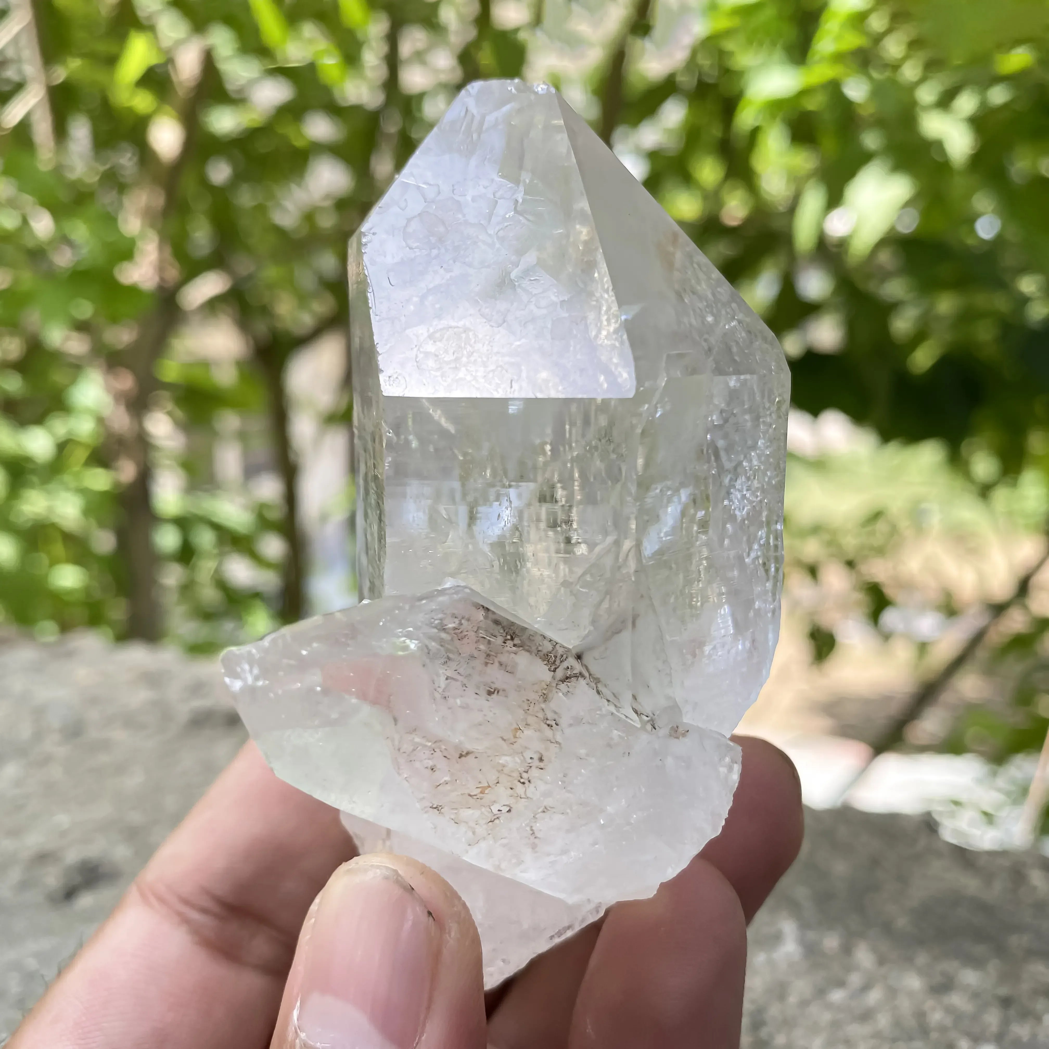 Natural Himalayan Clear Quartz Cluster 200g Master Healer Himalayan Quartz