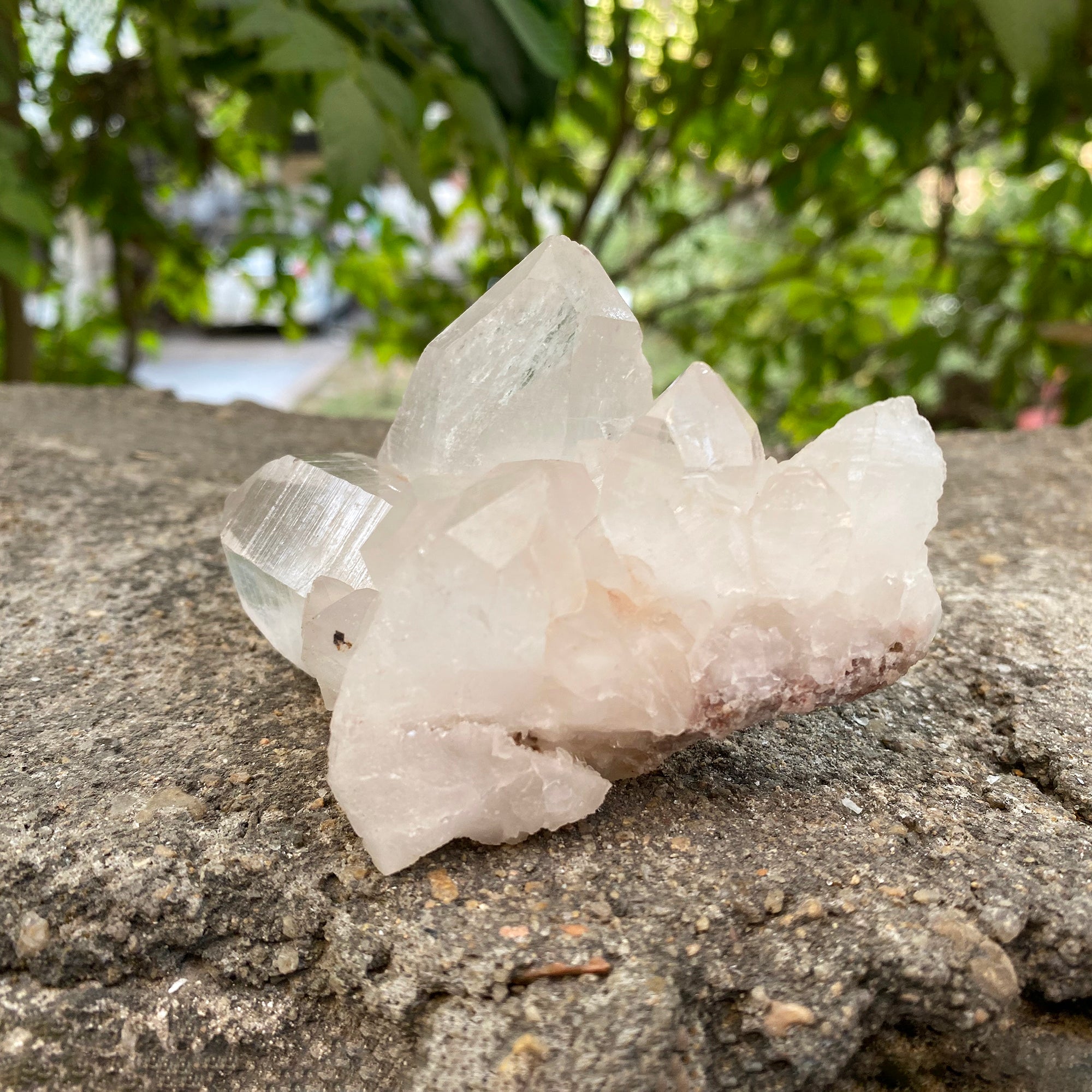 Natural Himalayan White Quartz Cluster 265g Healing Crystal