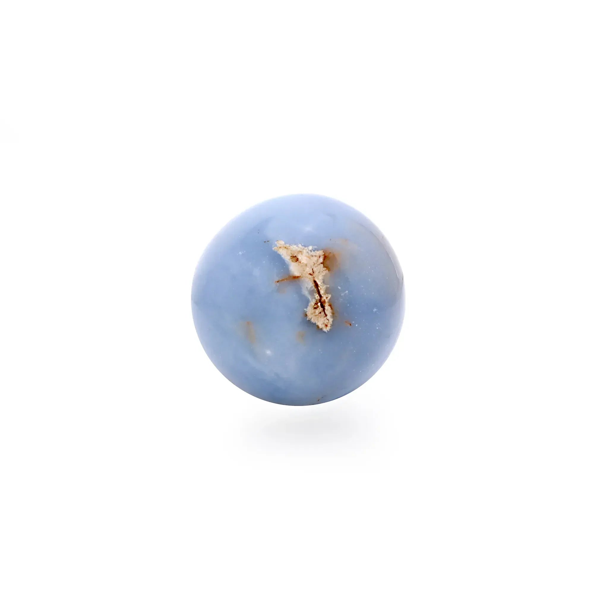 Angelite Sphere Ball – Natural Calming Crystal for Peace & Spiritual Connection sphere balls