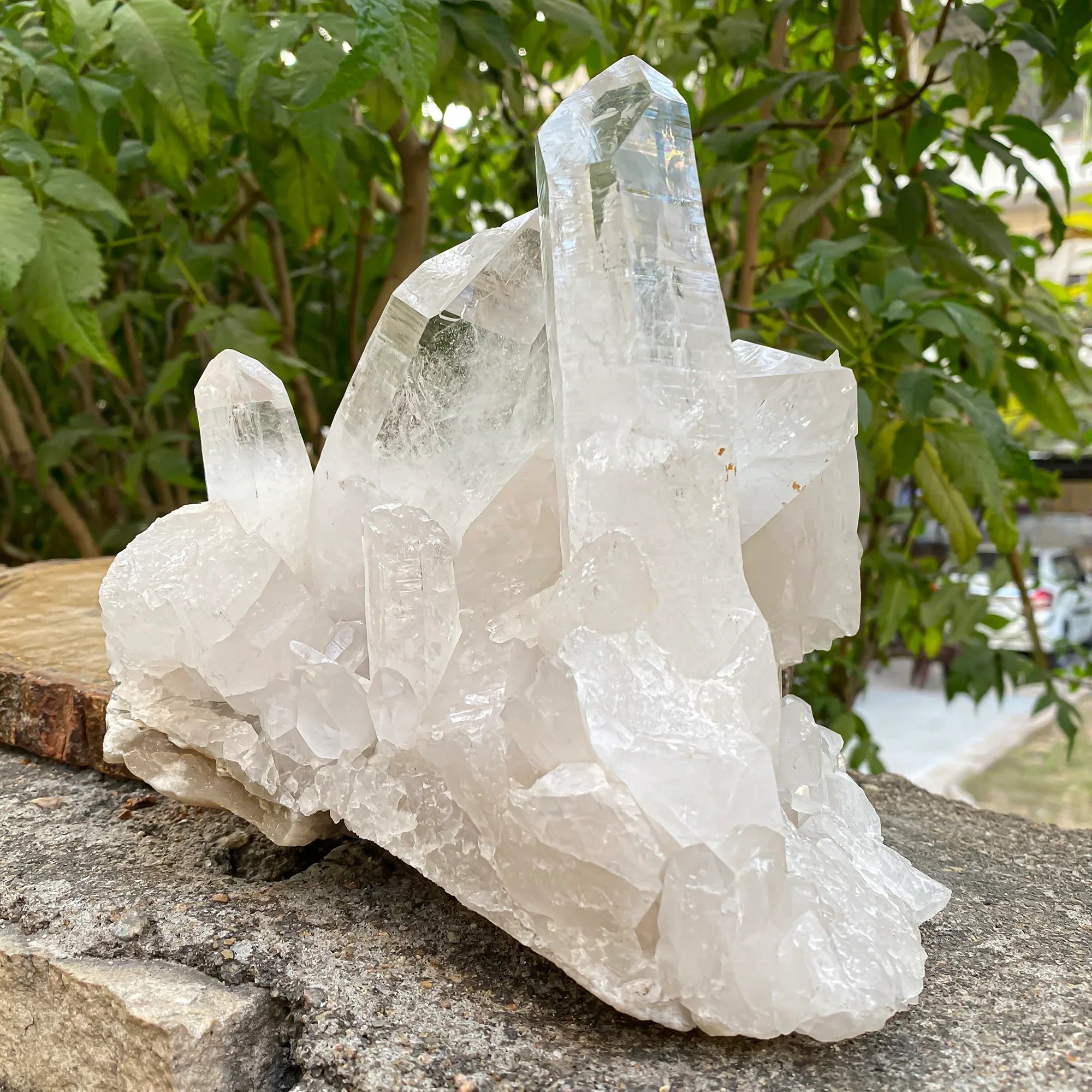 Natural Himalayan White Quartz Cluster 2985g – WHQ-1082 - Himalya Quartz