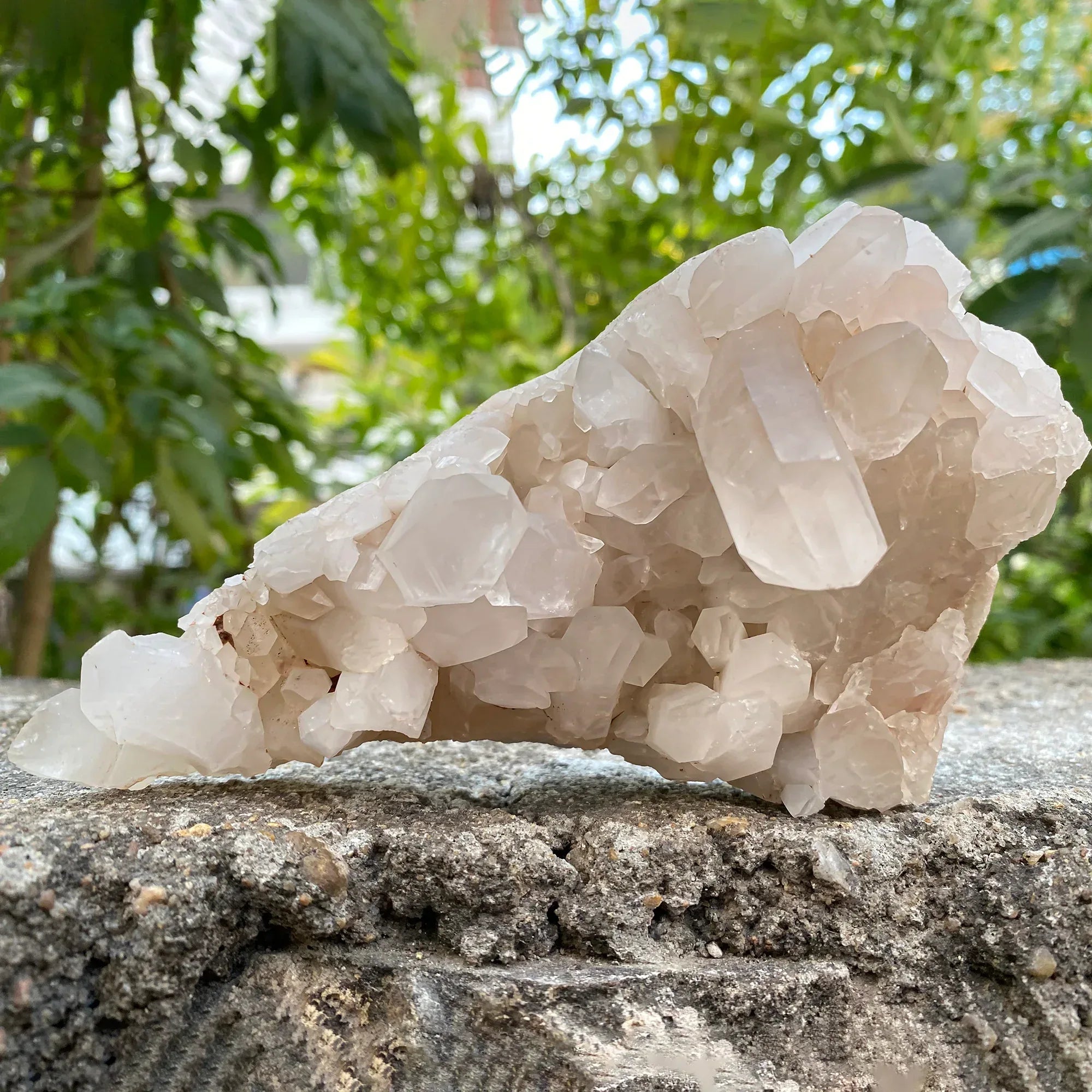 Natural Himalayan White Quartz Cluster 530g Himalayan Quartz