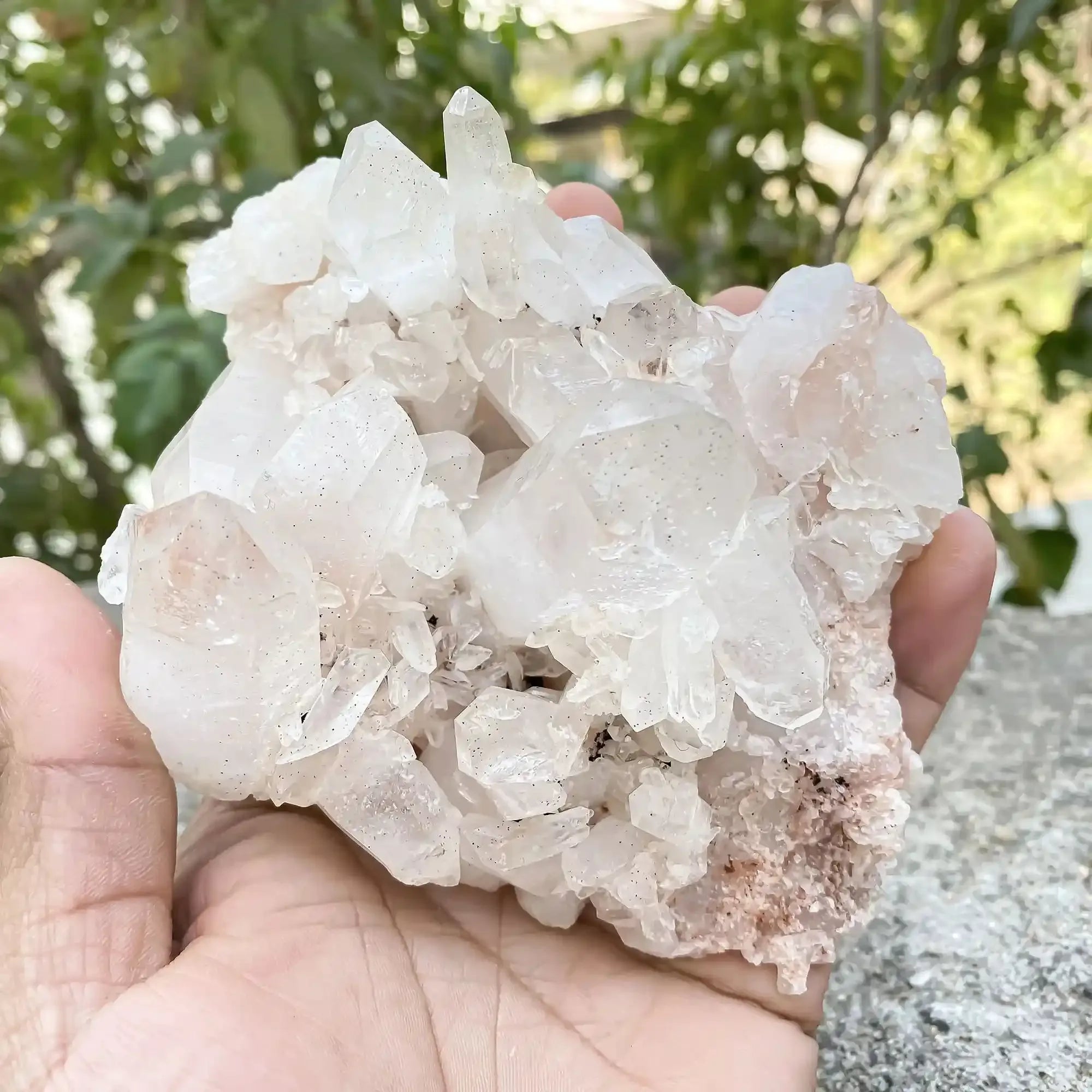 Natural Himalayan Pink Quartz 430g Himalayan Quartz