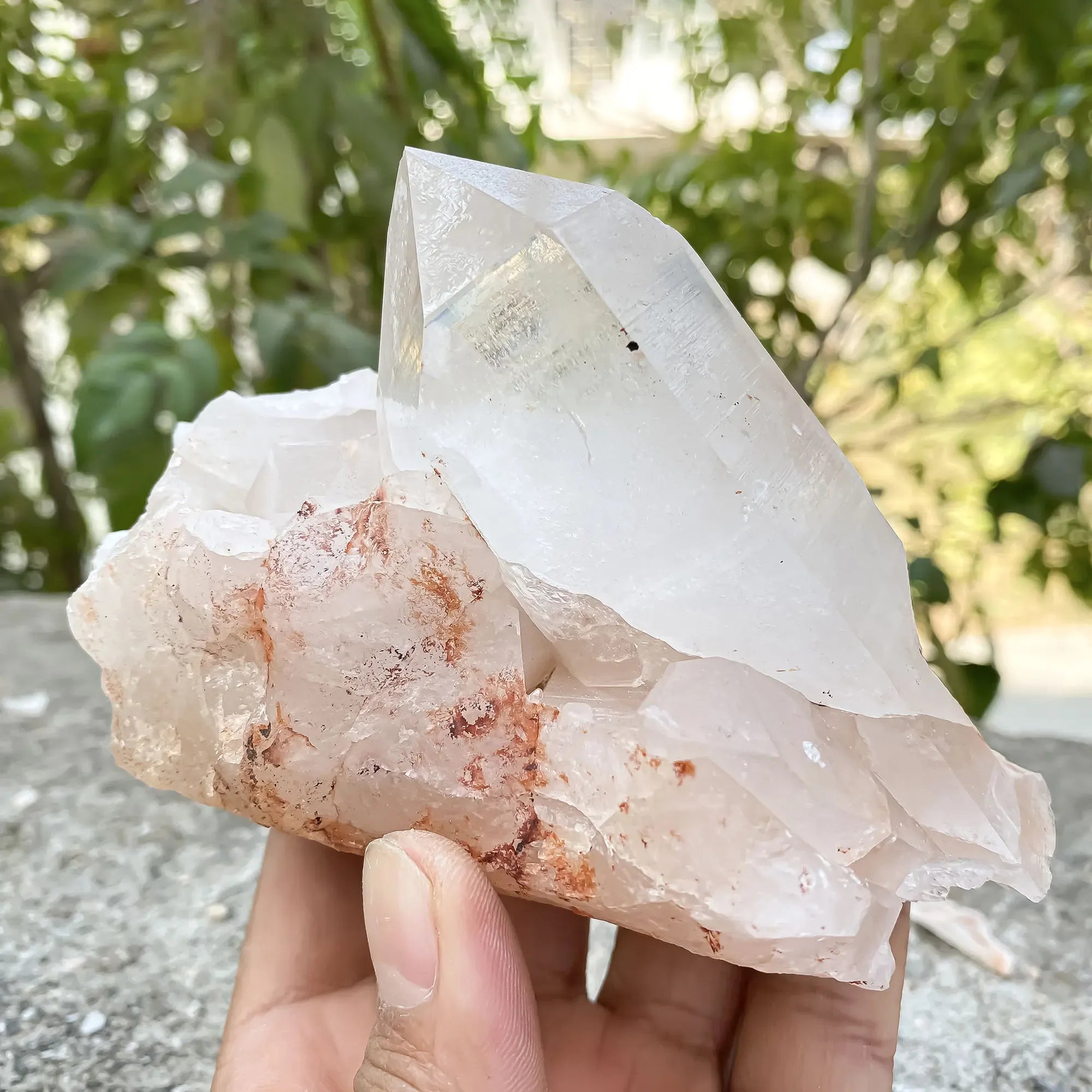Natural Himalayan Pink Quartz 610g Himalayan Quartz