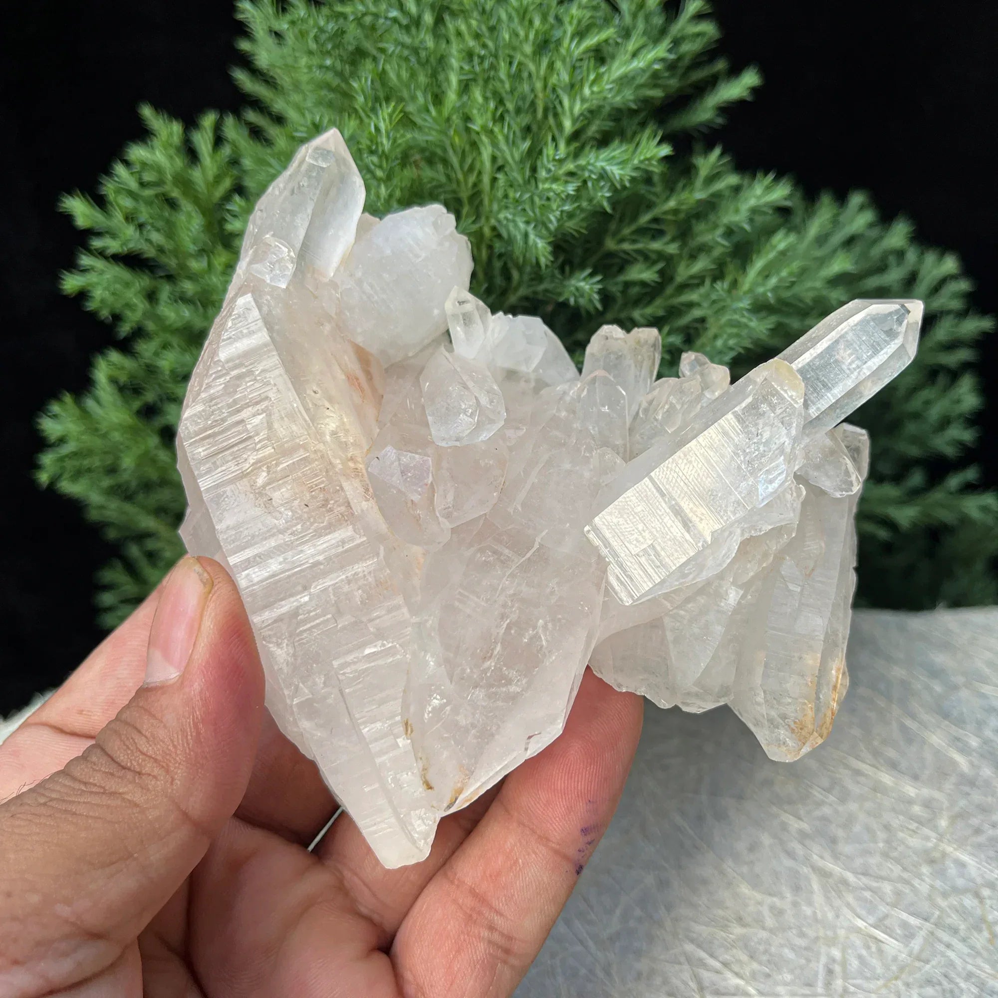 Natural Himalayan White Quartz Cluster 260g – Healing Crystal Himalayan Quartz