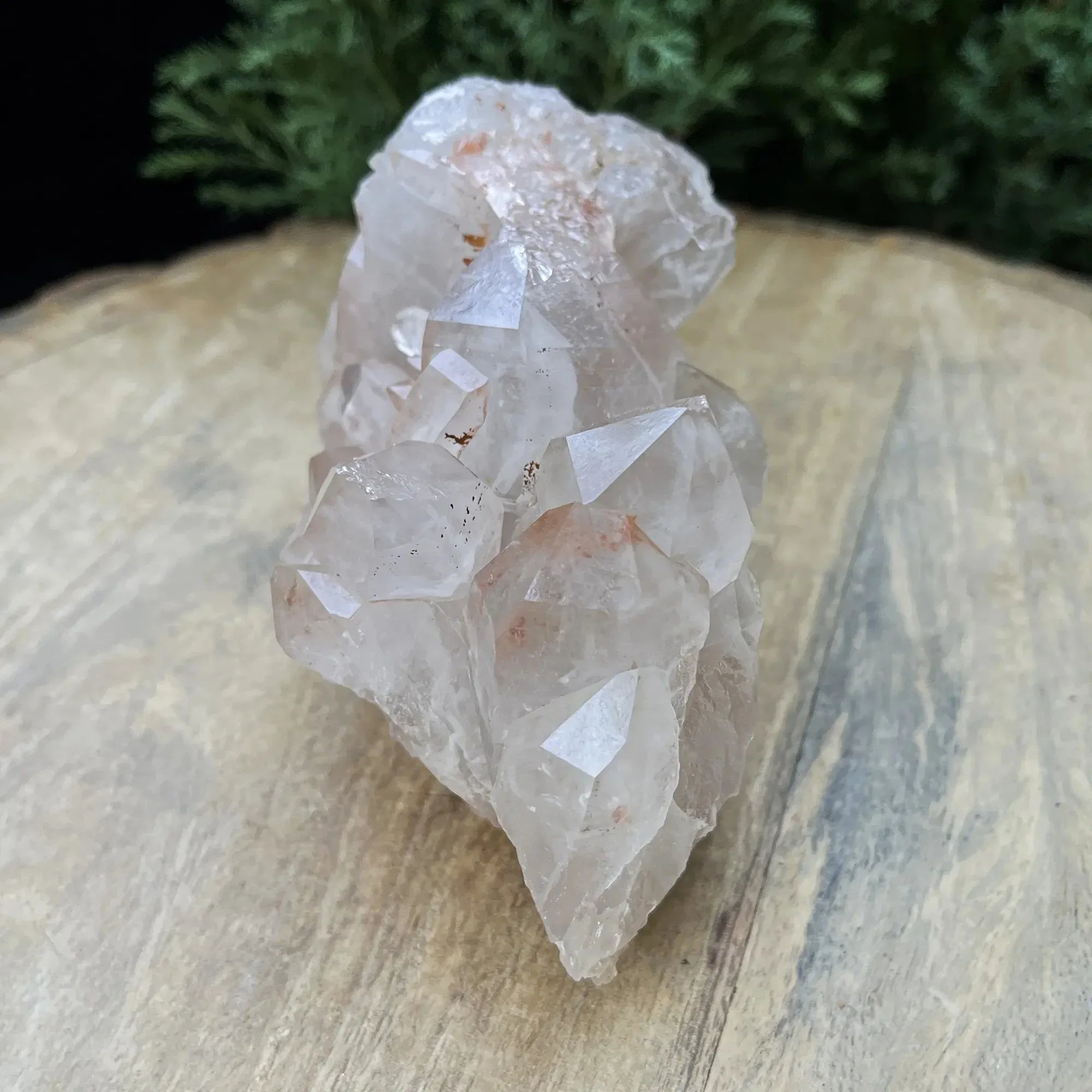 Natural Himalayan Pink Quartz Cluster 550g – Healing Crystal Himalayan Quartz