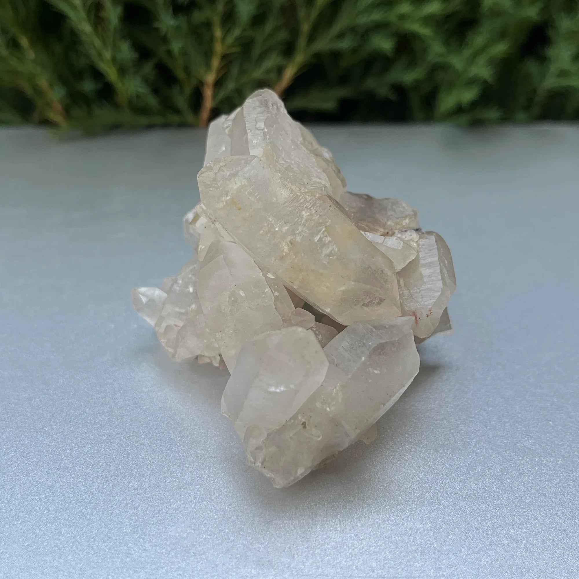 Natural Himalayan White + Pink Quartz Cluster 90g – Healing Crystal WHQ-079 - Himalya Quartz