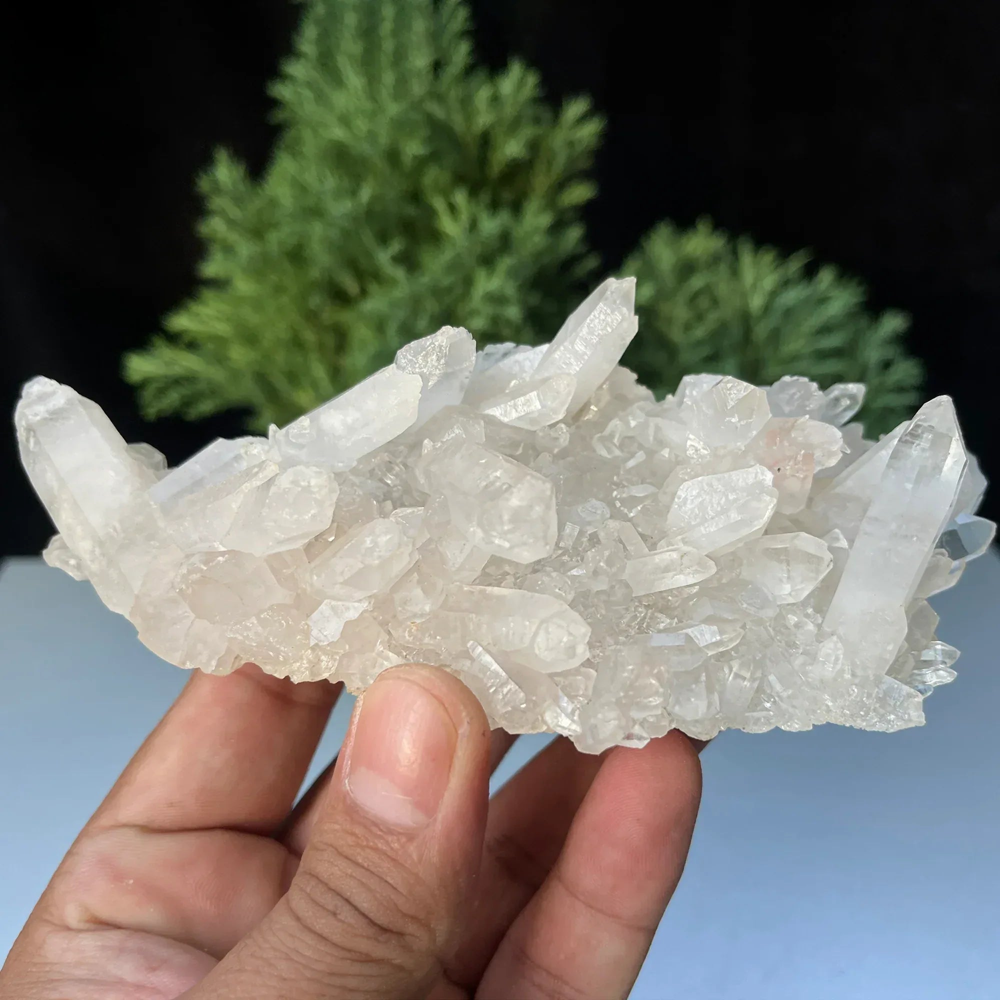 Natural Himalayan White Quartz Cluster 270g Himalayan Quartz