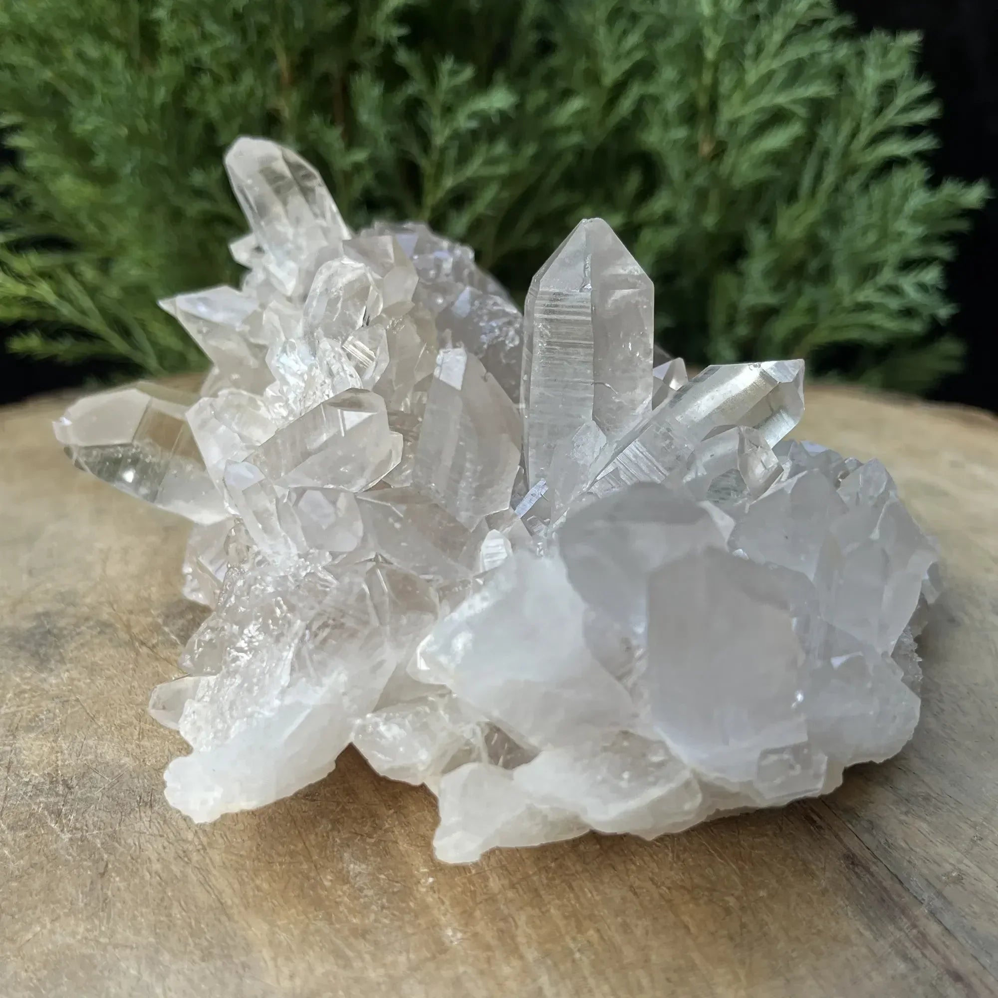Natural Himalayan White & Smoky Quartz Cluster 735g Himalayan Quartz