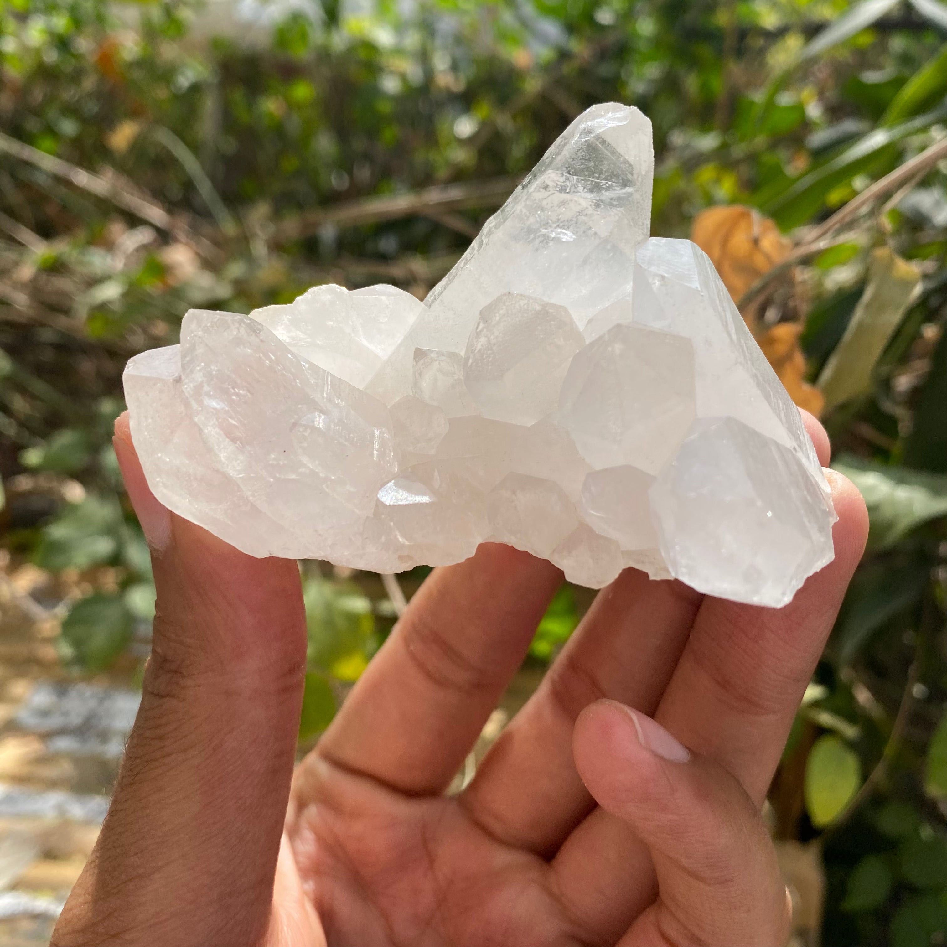 White Quartz Himalayan Quartz Crystal Cluster Raw Decor Healing Piece