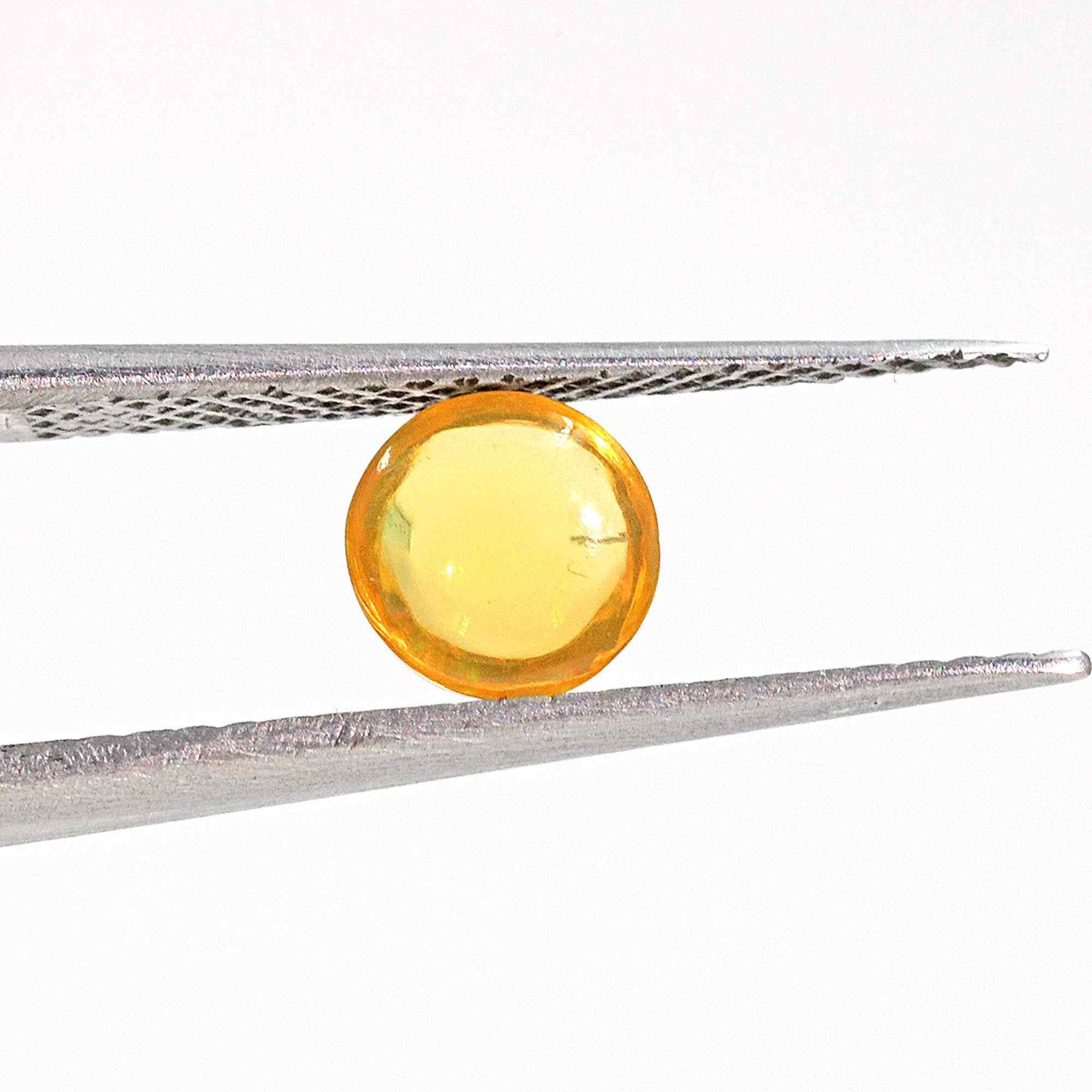 Natural Mexican Opal Pendant 5mm Round Cabochon Loose Gemstone for Rings, Earrings, Pendants & Jewelry Making