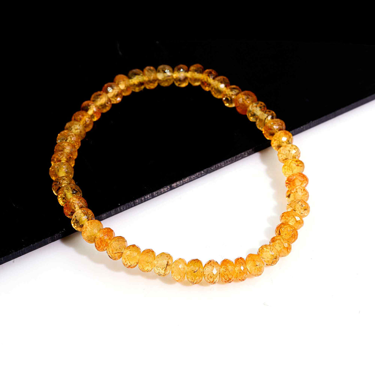 Natural Mexican Opal Pendant Bracelet Rondelle Faceted Gemstone Beads Handmade 77 Ct