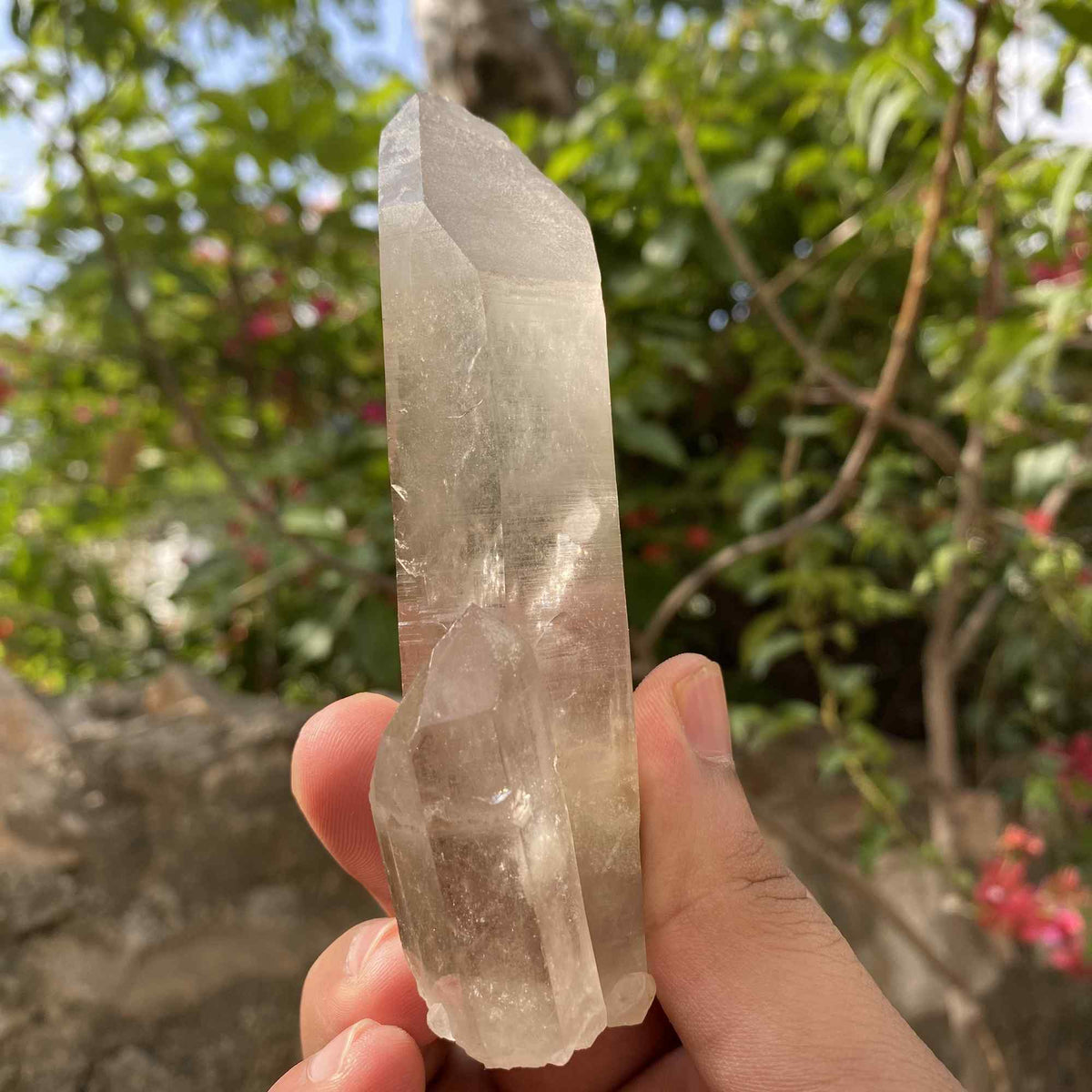 171g Twin Point Himalayan Smoky Quartz Natural Cluster Collector Specimen