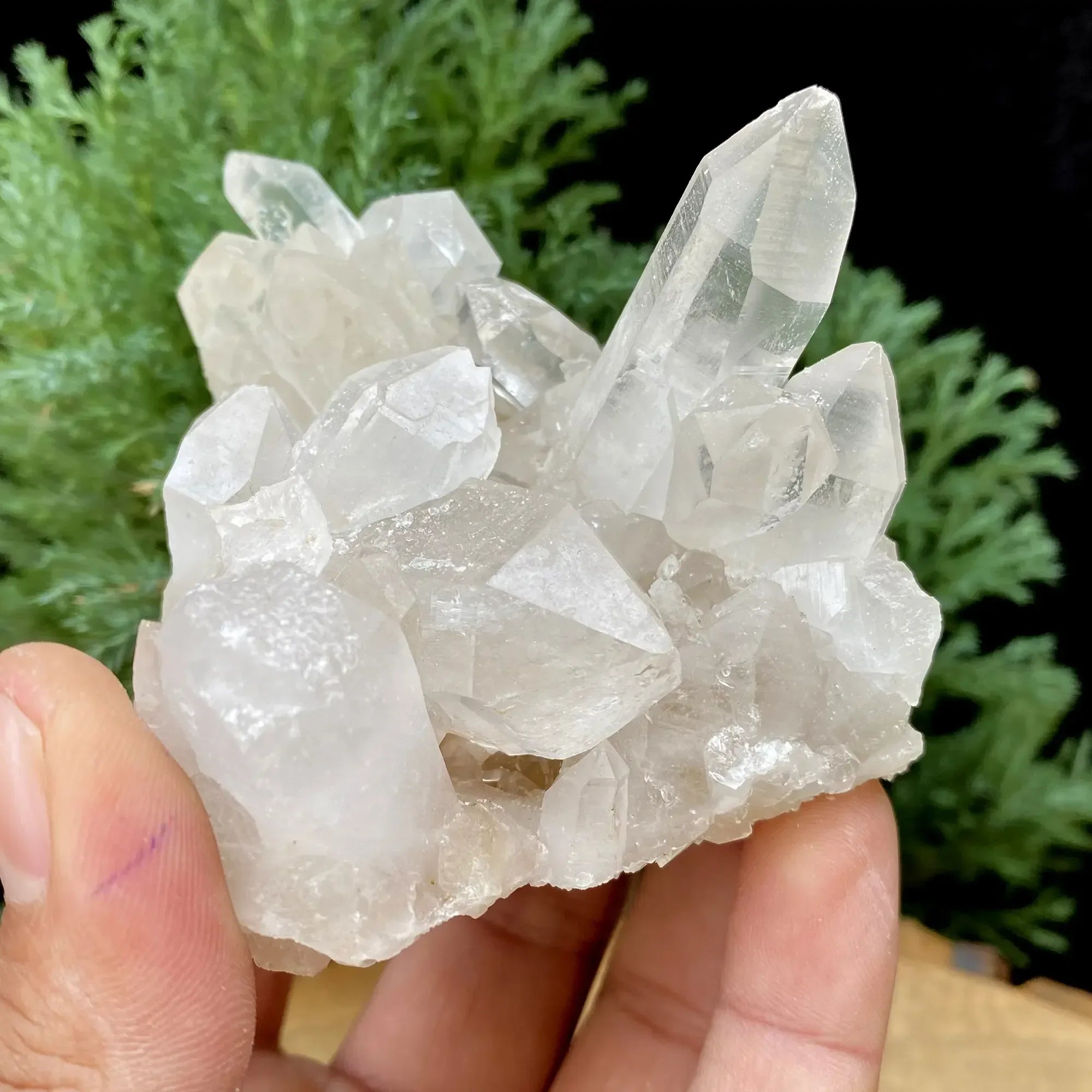 Natural Himalayan White Quartz Cluster 265g Himalayan Quartz
