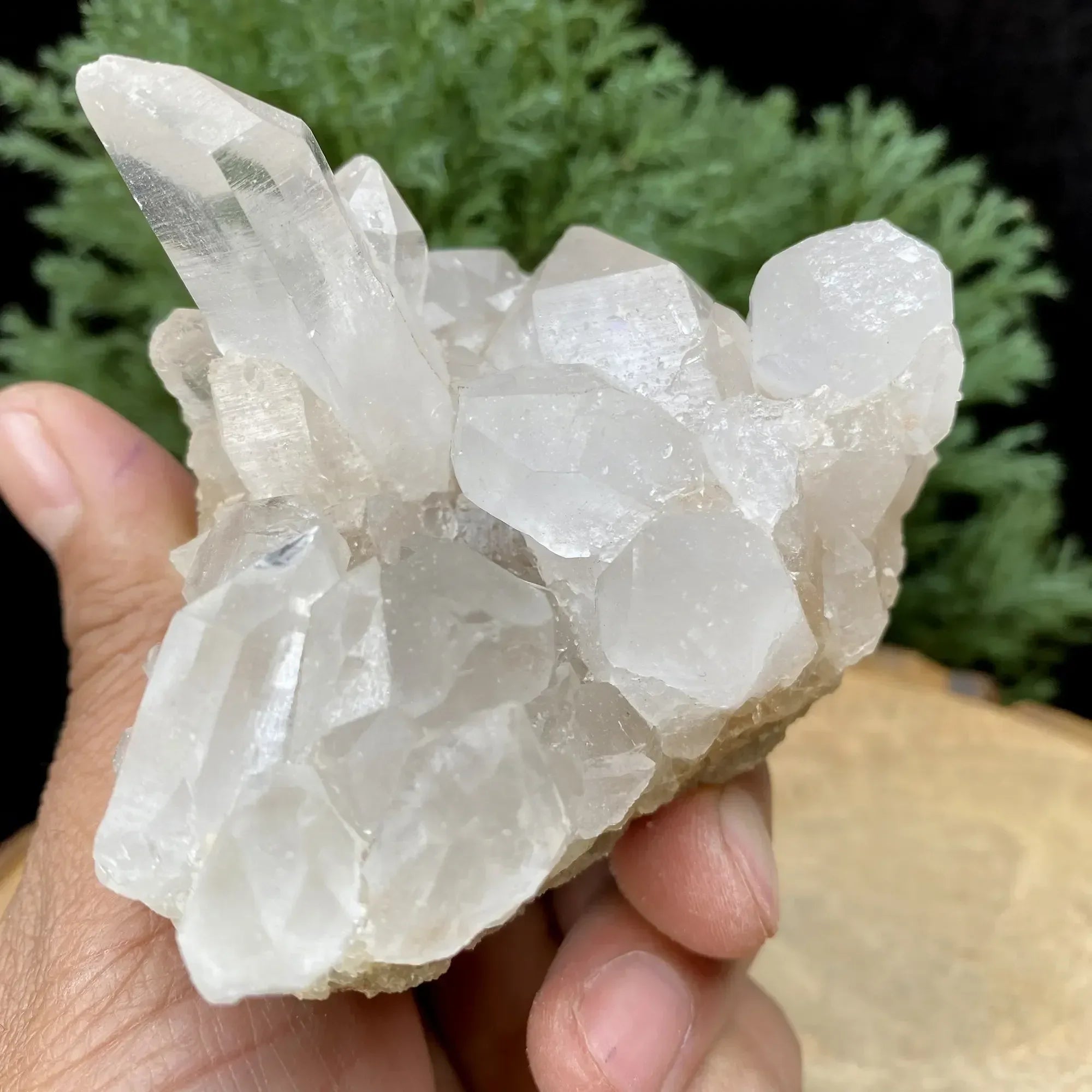 Natural Himalayan White Quartz Cluster 265g Himalayan Quartz