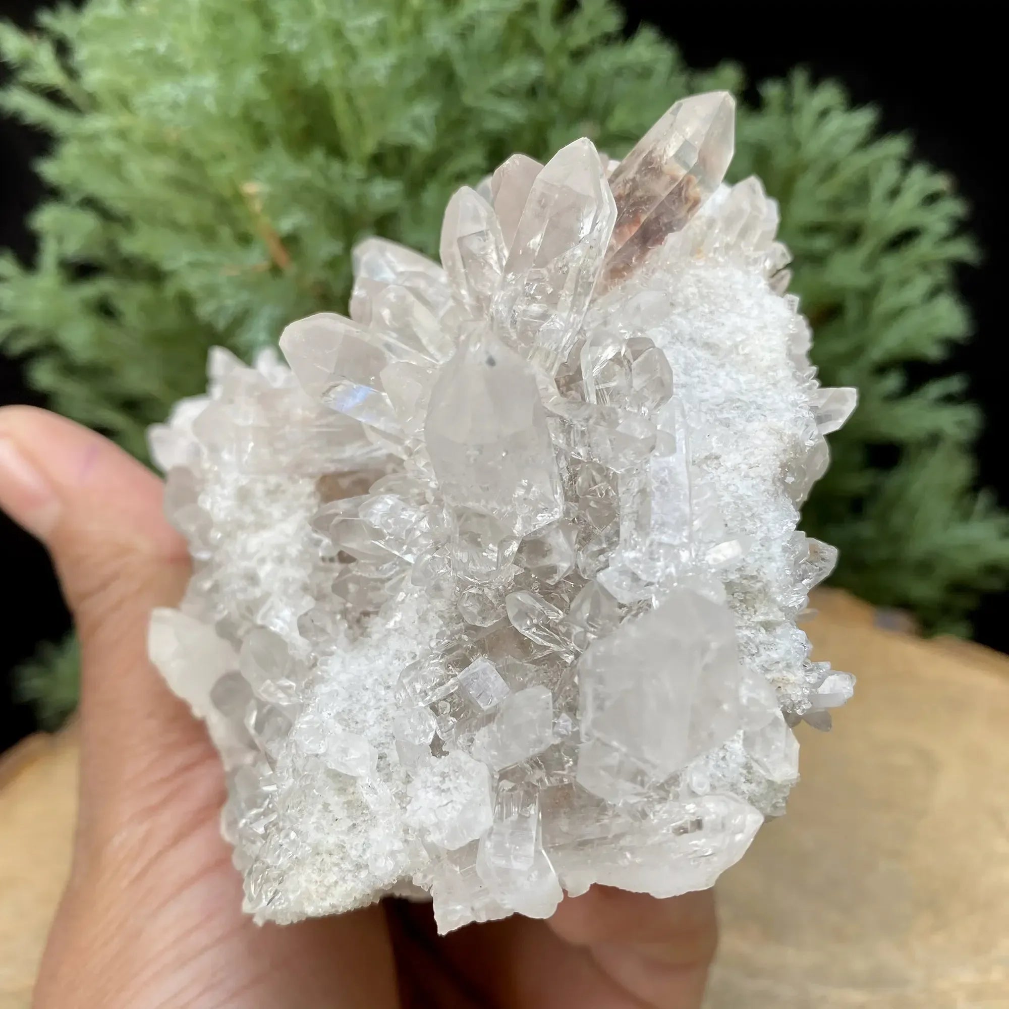 Natural Himalayan White Quartz Cluster 430g Himalayan Quartz