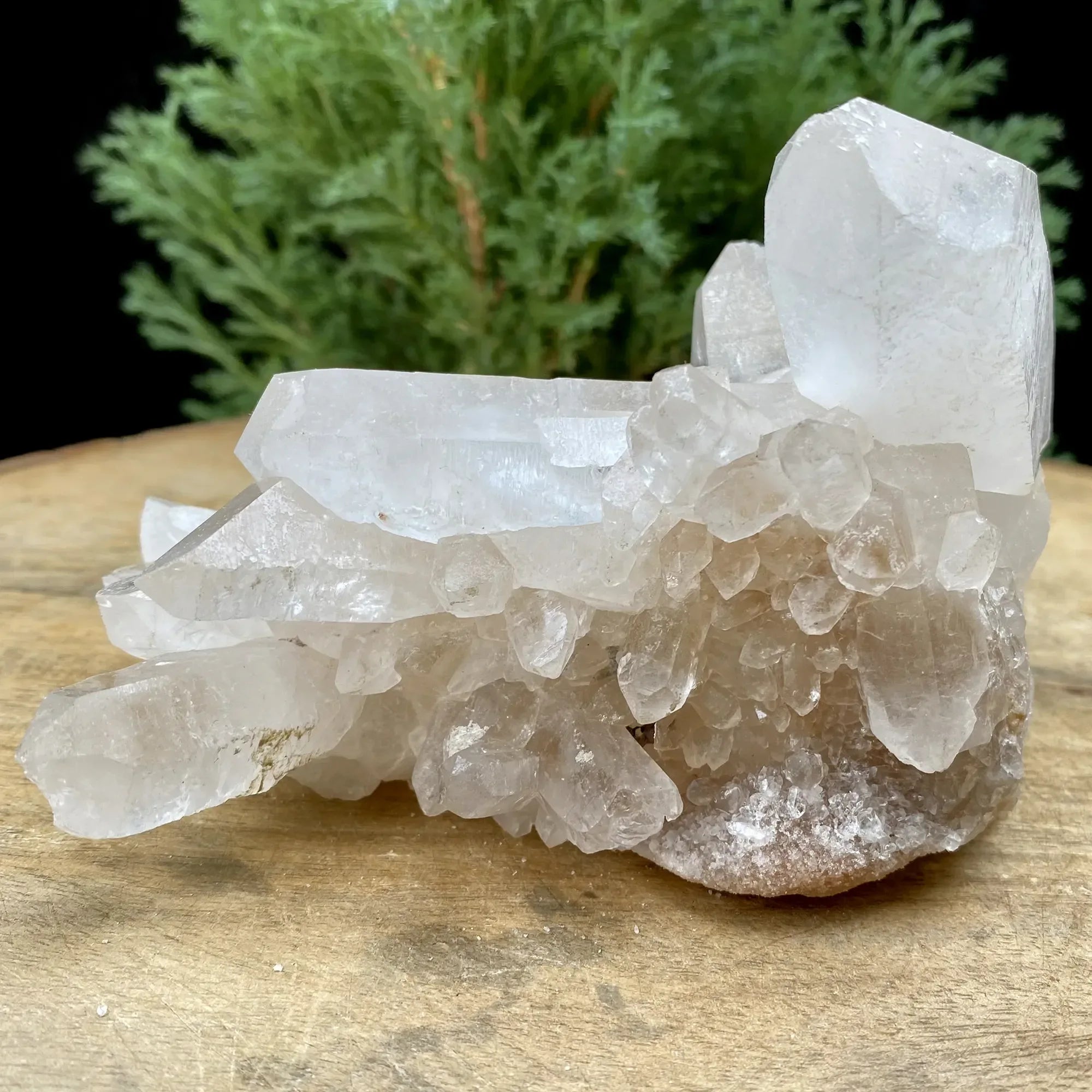 Natural Himalayan White Quartz Cluster 555g Himalayan Quartz