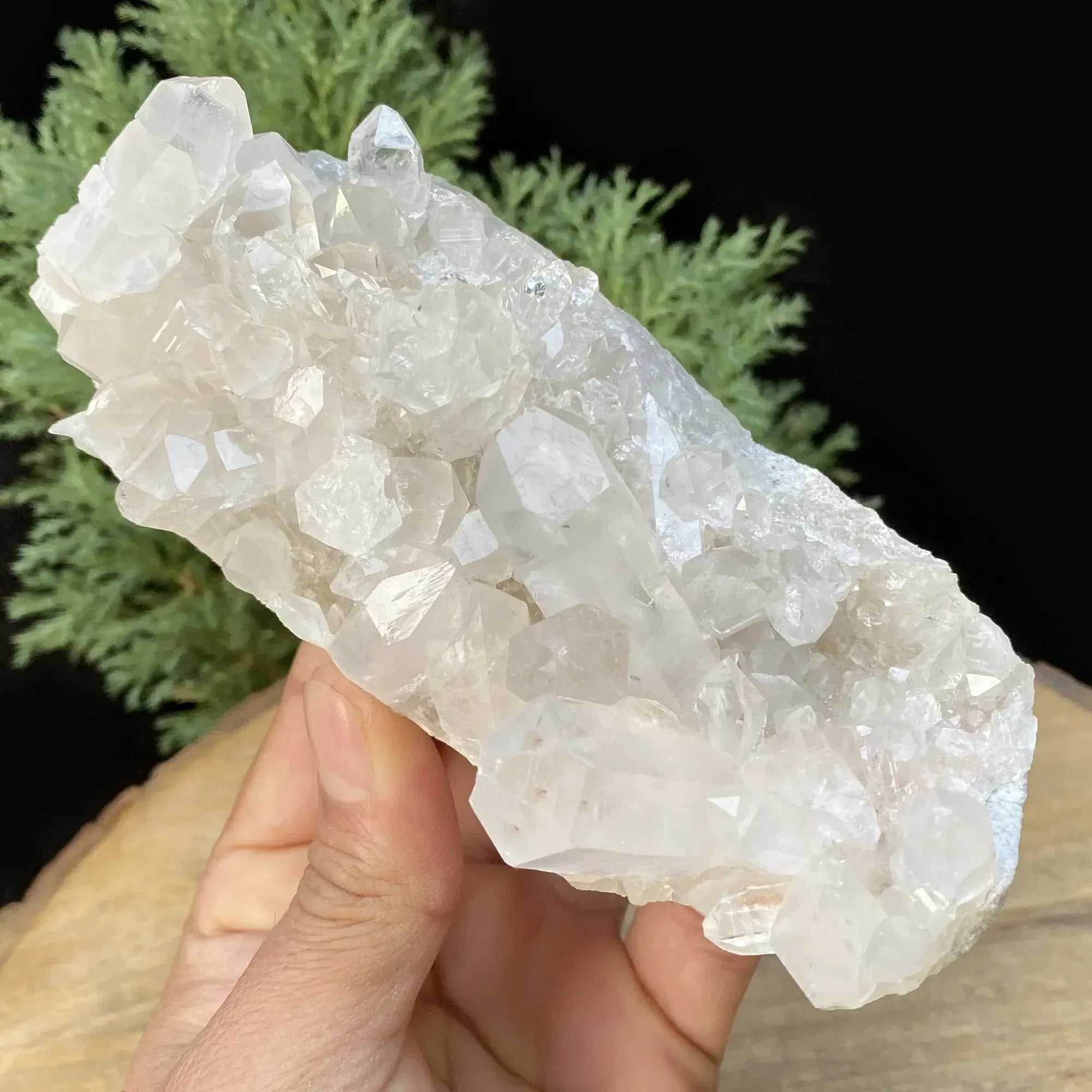 Natural Himalayan White Quartz Cluster 615g Himalayan Quartz