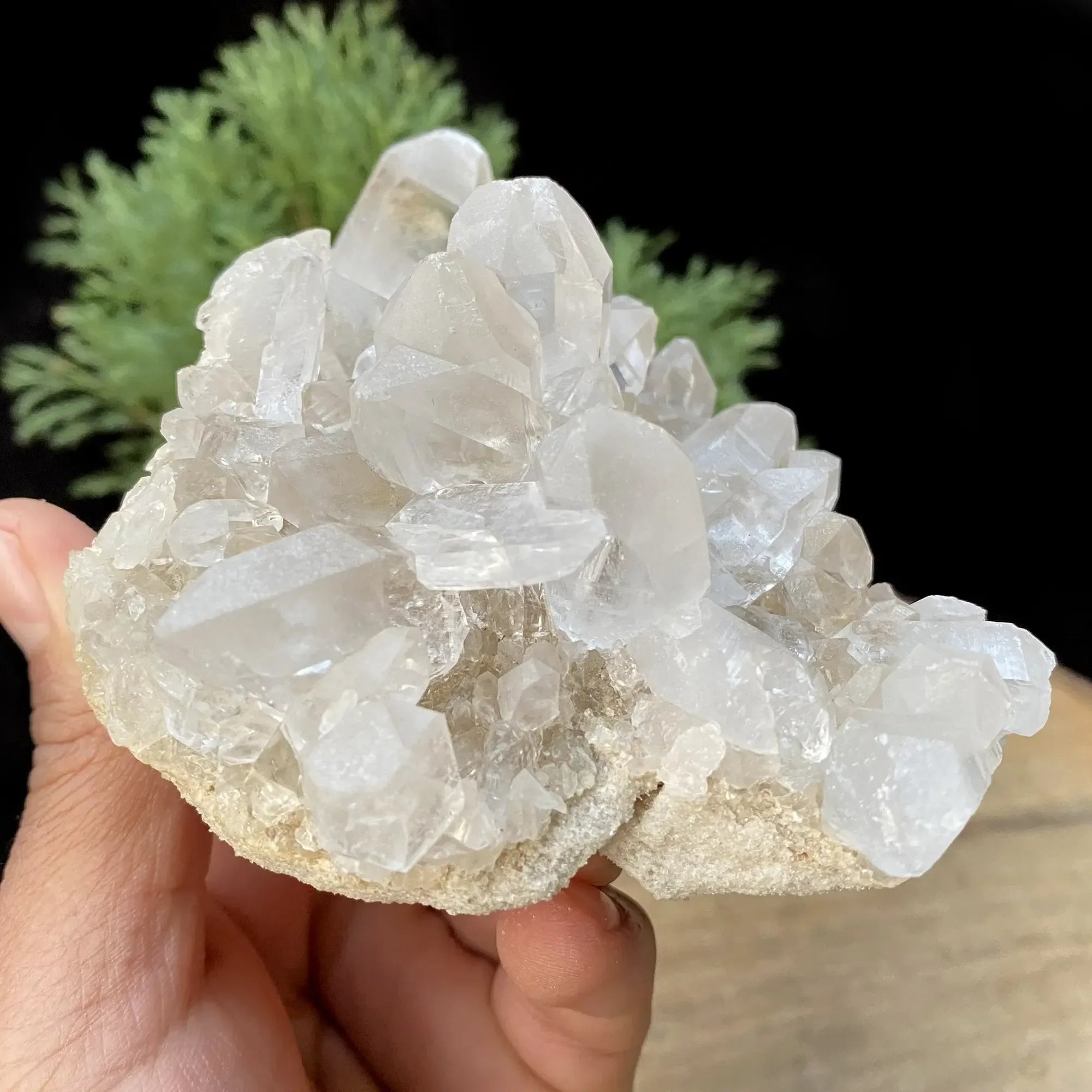 Natural Himalayan White Quartz Cluster 385g Himalayan Quartz