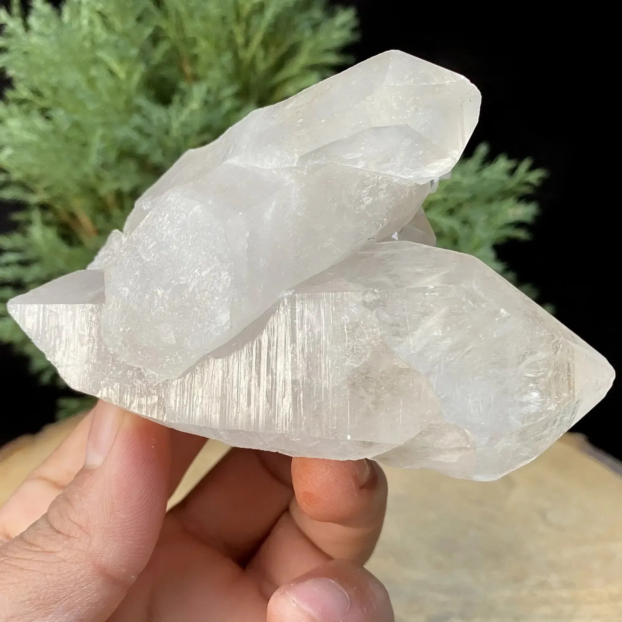 Natural Himalayan White Quartz Cluster 260g Himalayan Quartz