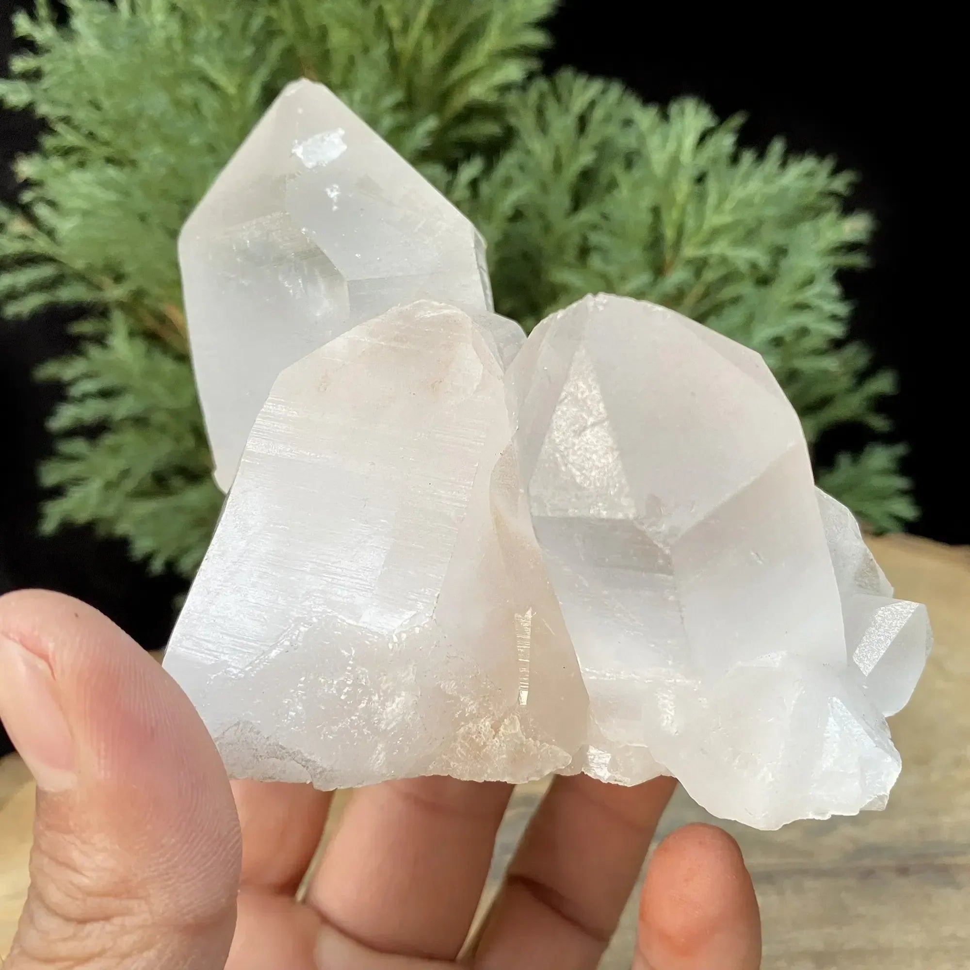 Natural Himalayan White Quartz Cluster 410g Himalayan Quartz