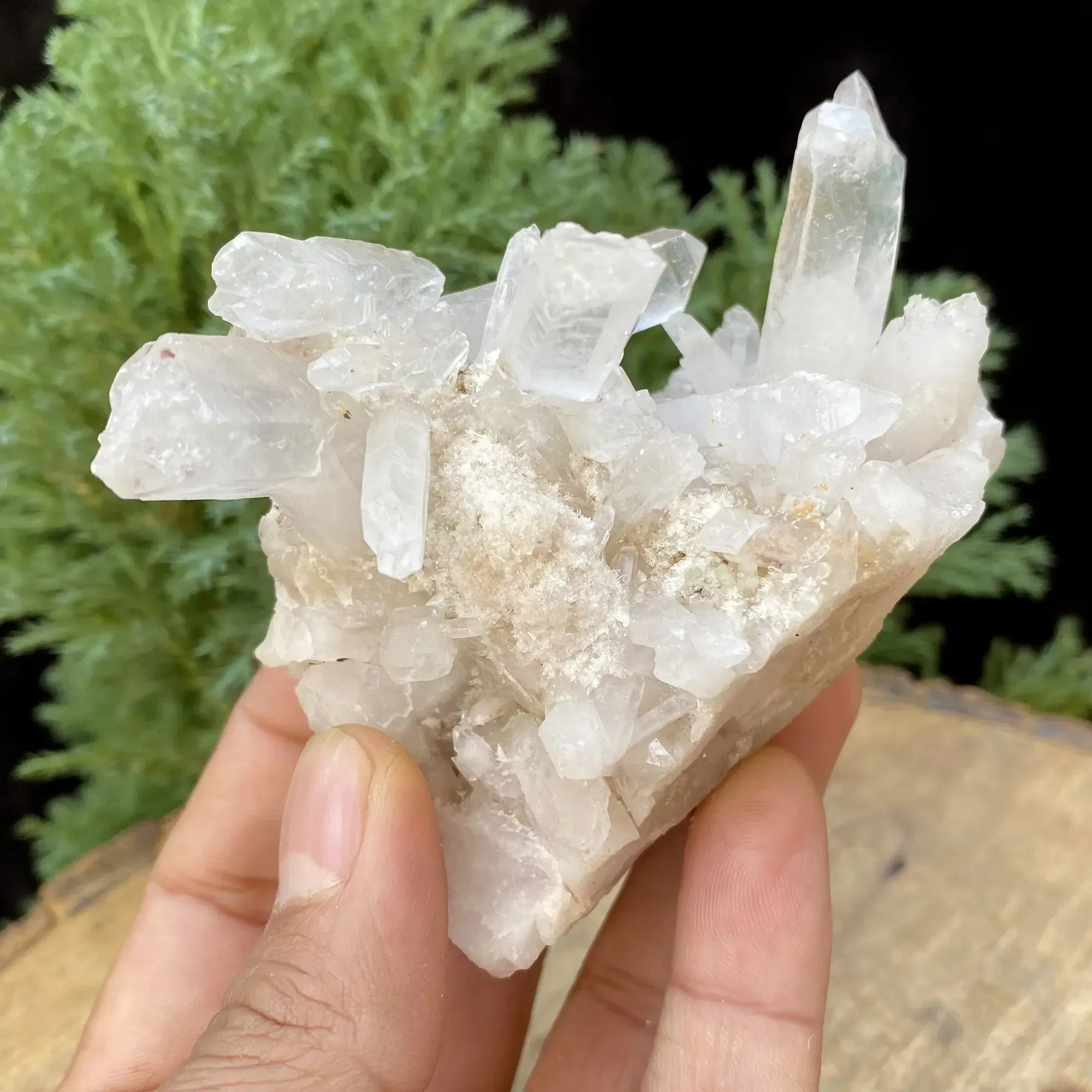 Natural Himalayan White Quartz Cluster 275g Himalayan Quartz