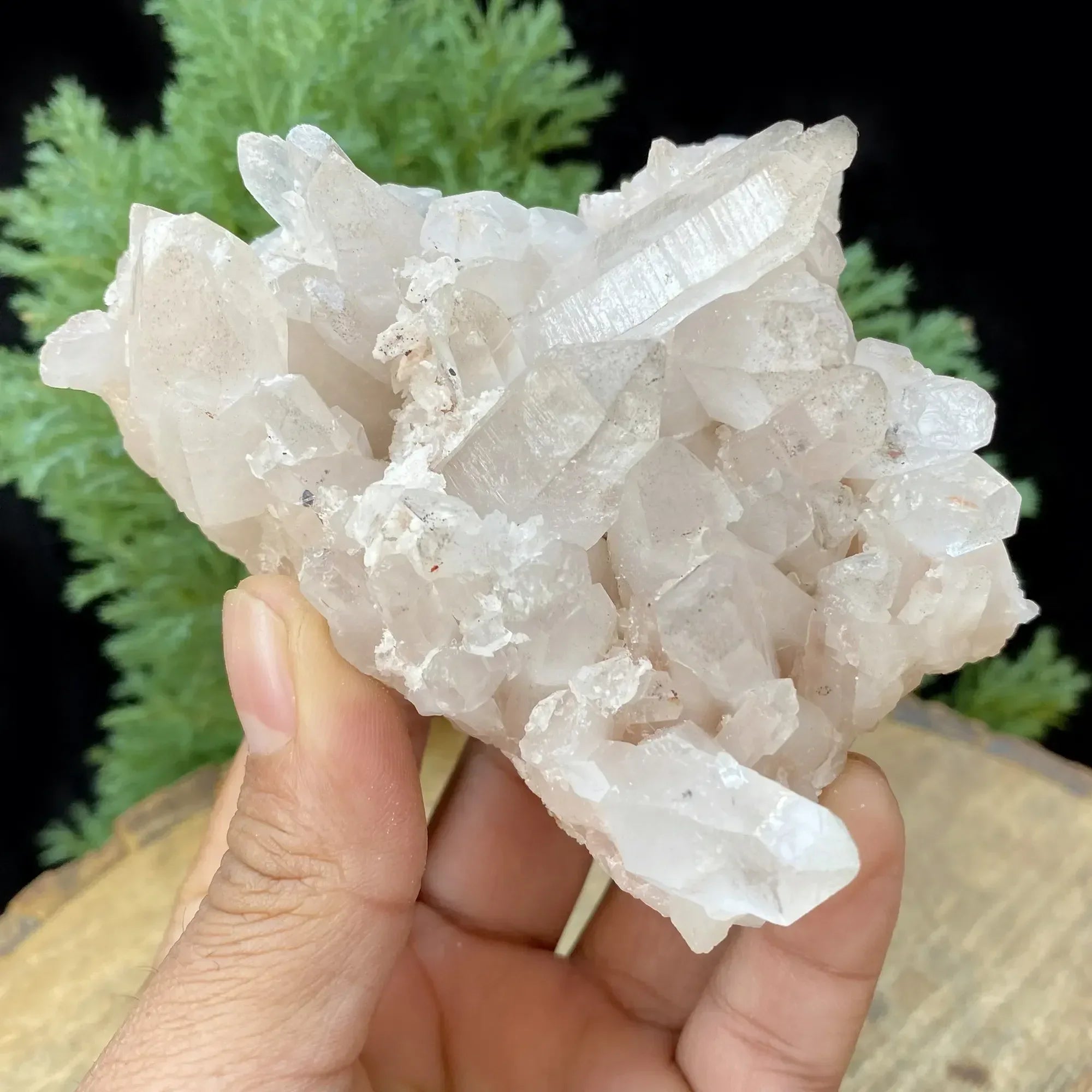 Natural HimalayanPink Quartz Cluster Himalayan Quartz